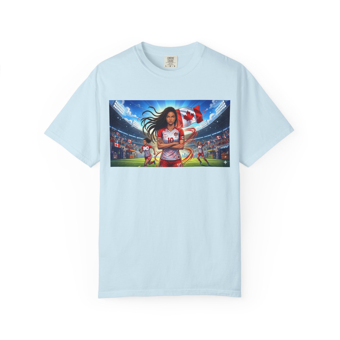 Soccer Star Canada T-Shirt — Women’s Team Jersey Graphic