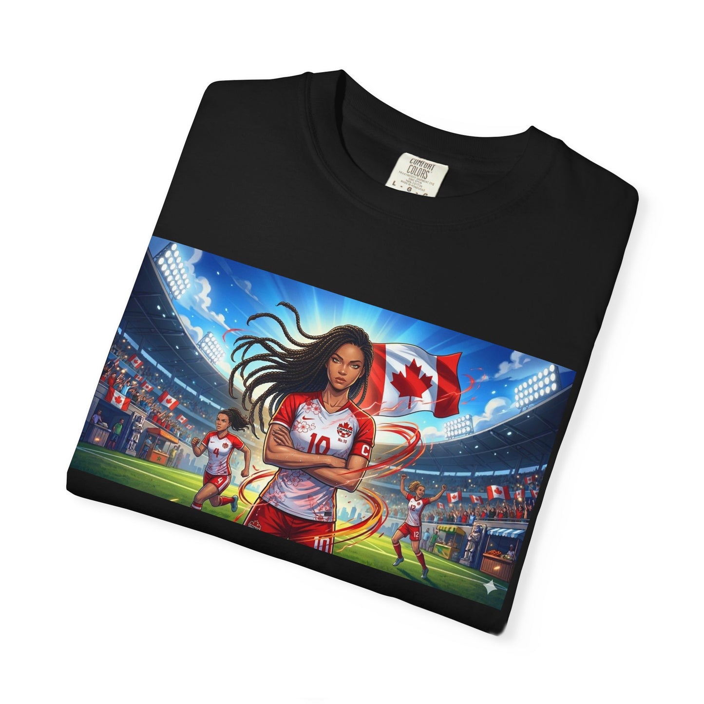 Soccer Star Canada T-Shirt — Women’s Team Jersey Graphic