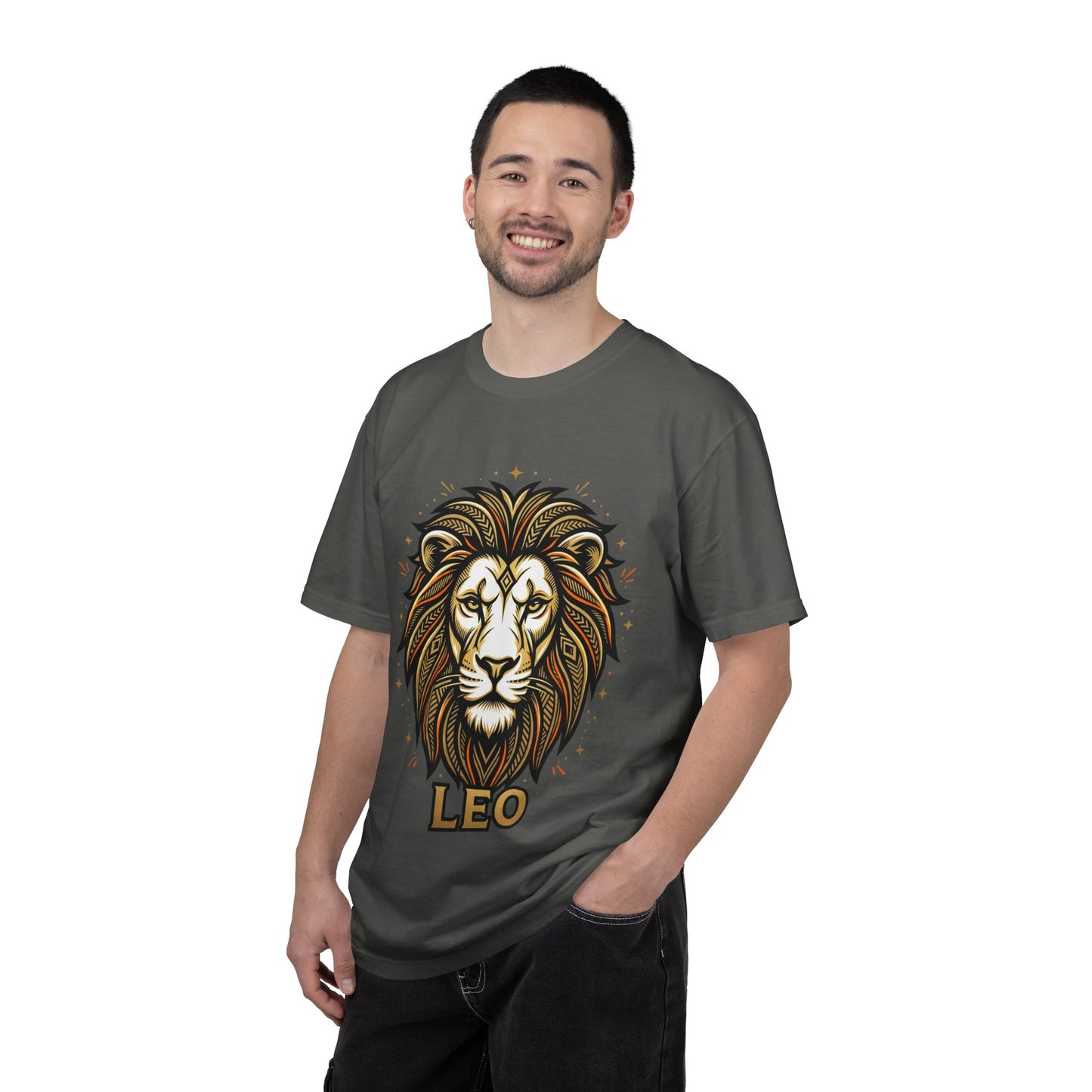 Leo Zodiac Lion T-Shirt — Bold Astrology Graphic Tee