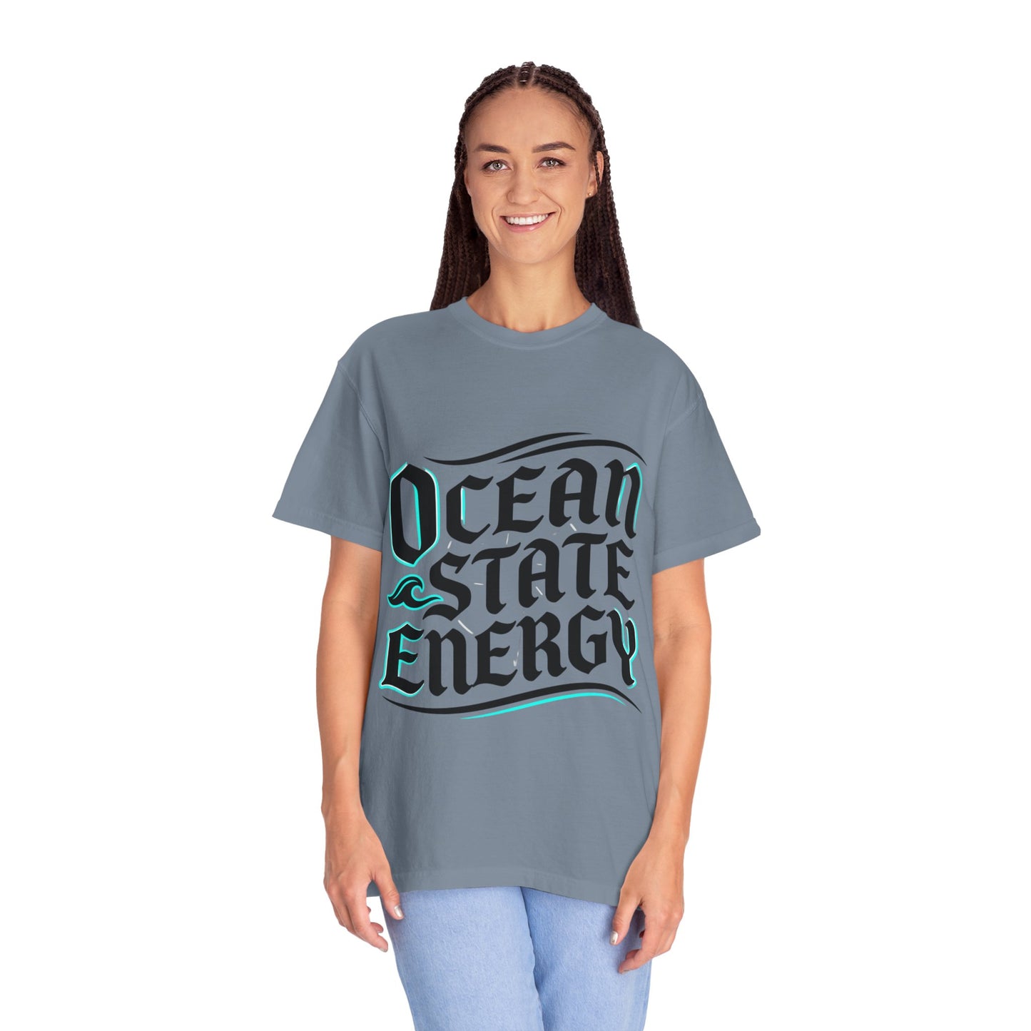 Ocean State Energy T-Shirt — Nautical Script Graphic Tee