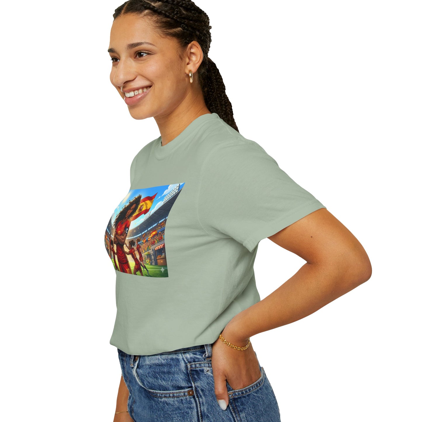 Spain – Female Soccer Champion - Stadium Graphic T-Shirt