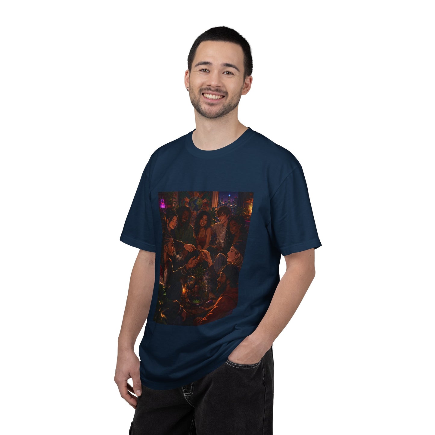 OUR MEMORIES - Vintage Night Party Scene T-Shirt