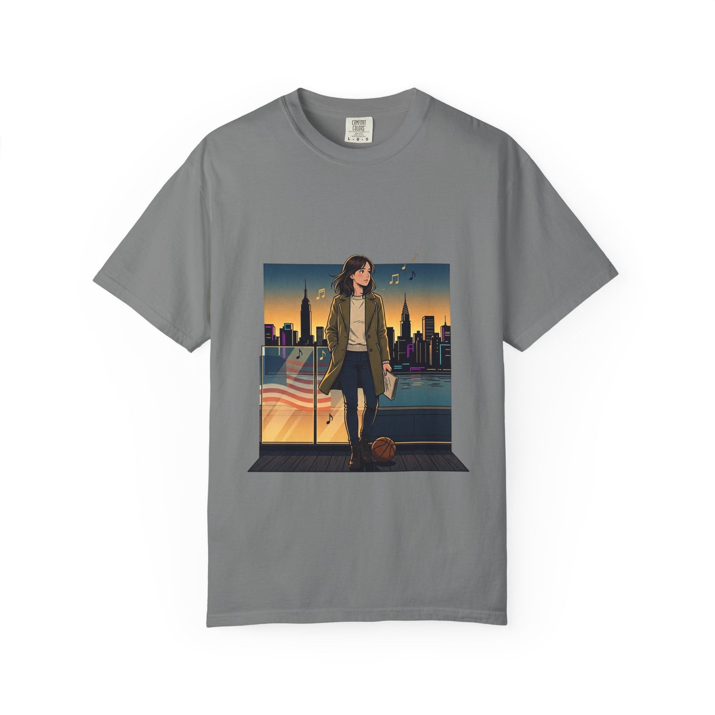 GLOBAL ENERGY: HER CITY, HER STORY— City Sunset Graphic T-Shirt