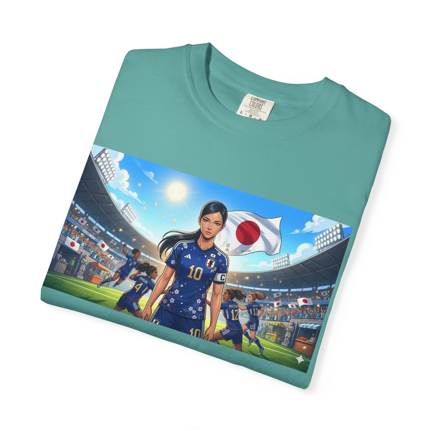 Soccer Player Japan T-Shirt — Japan Flag Soccer Fan Tee
