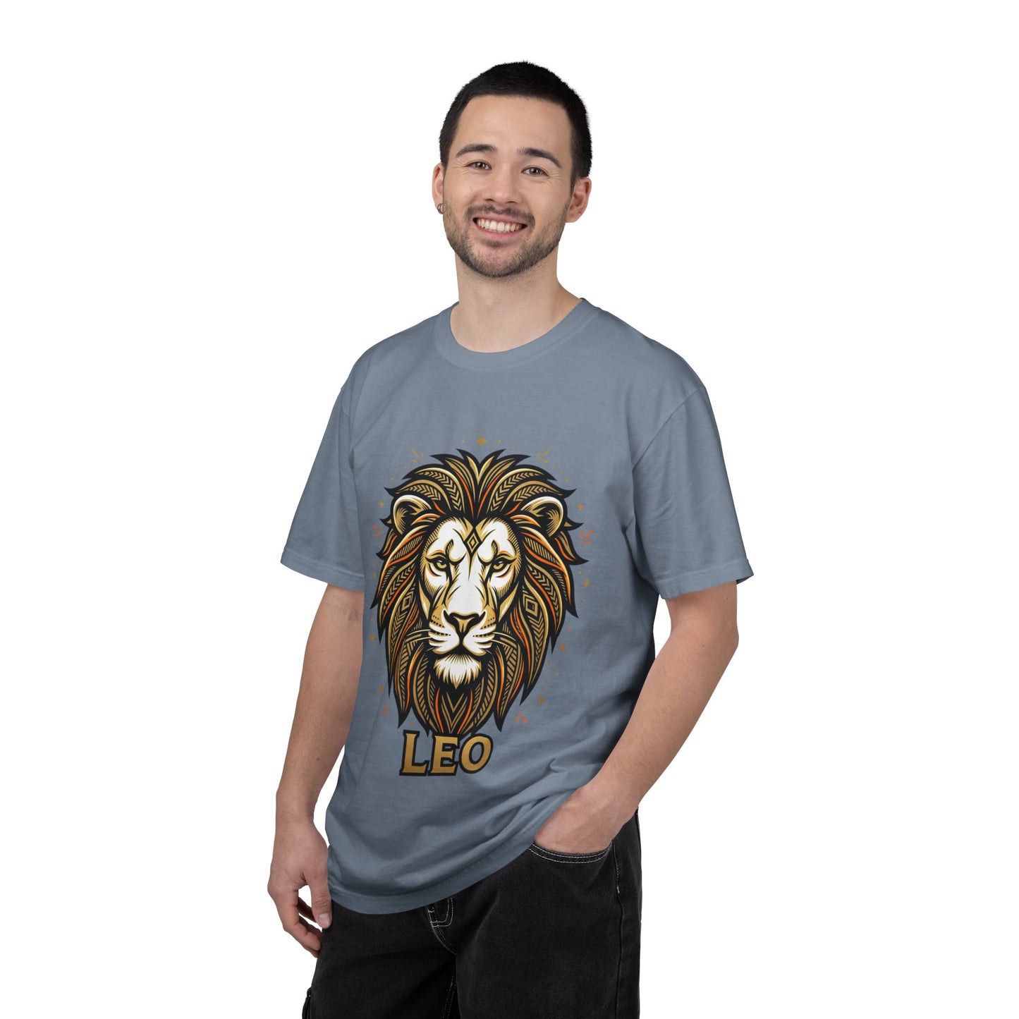 Leo Zodiac Lion T-Shirt — Bold Astrology Graphic Tee