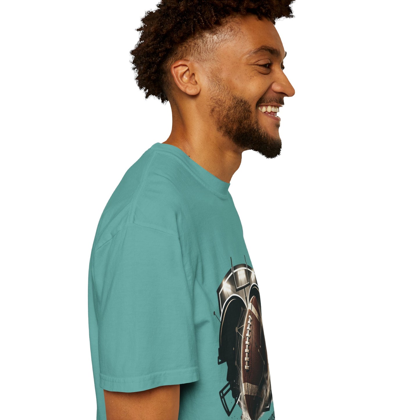 Football T-Shirt — "United Through the Game" Team Spirit Tee