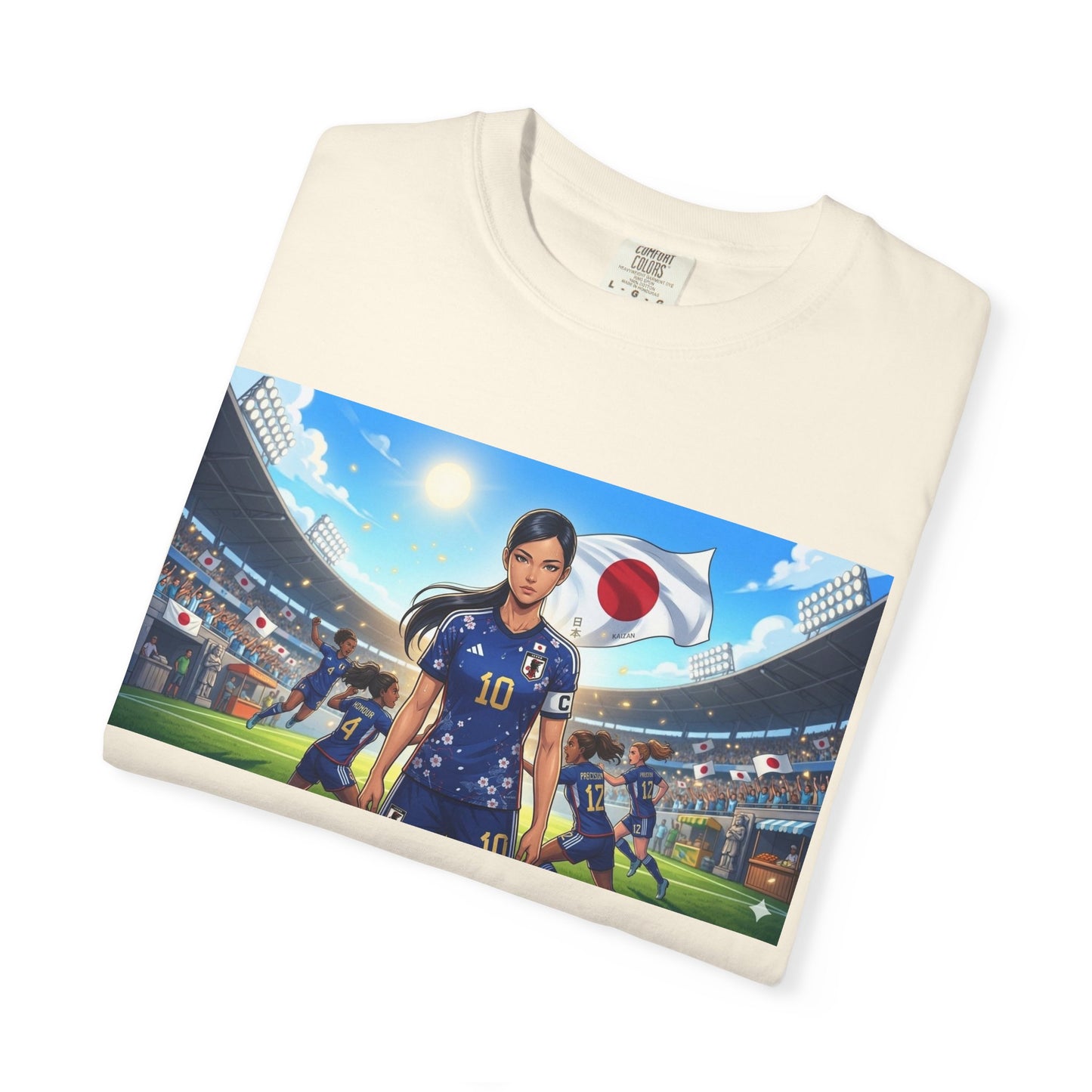 Soccer Player Japan T-Shirt — Japan Flag Soccer Fan Tee