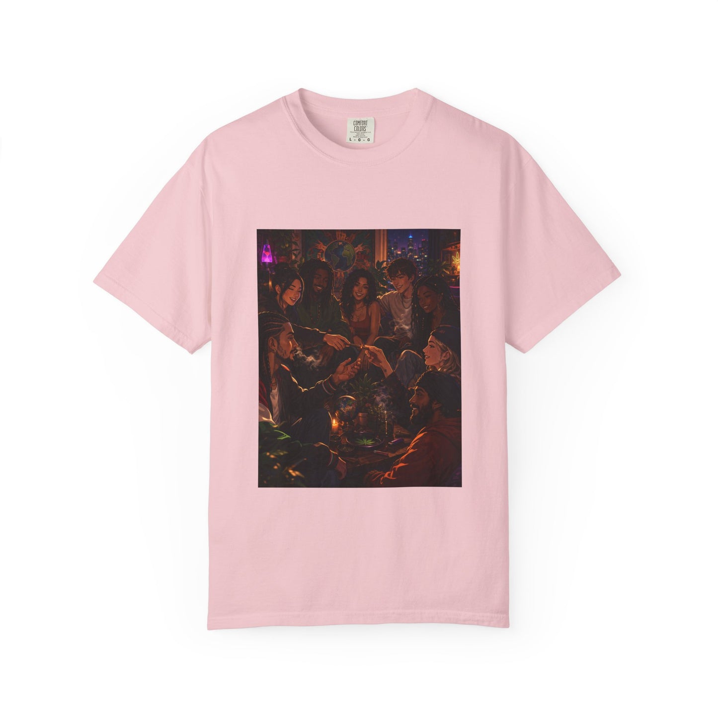 OUR MEMORIES - Vintage Night Party Scene T-Shirt
