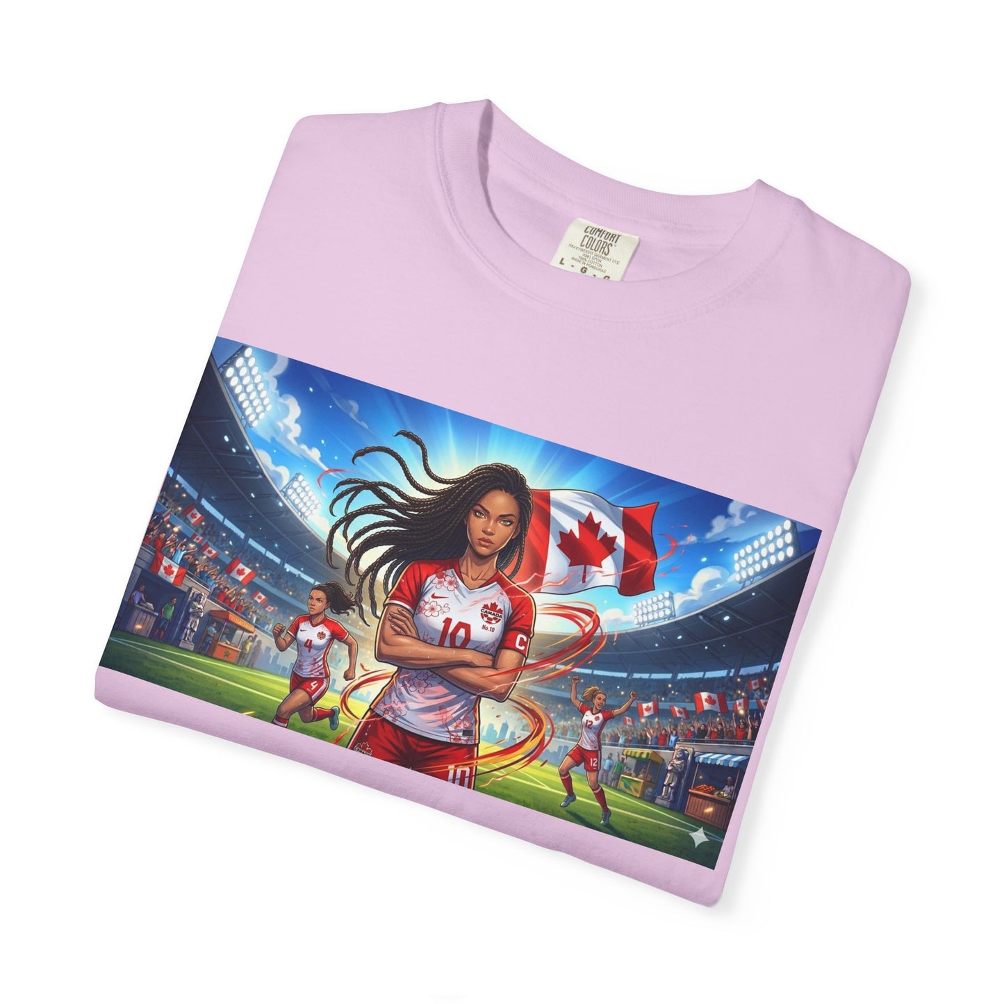 Soccer Star Canada T-Shirt — Women’s Team Jersey Graphic
