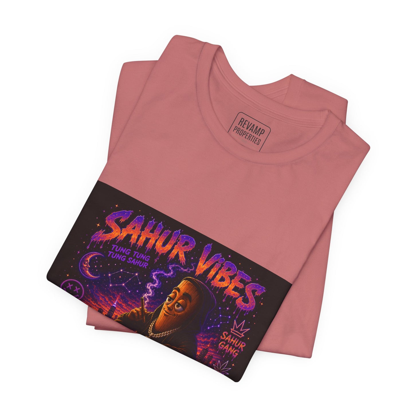 Tung Tung Tung Sahur SOLO Night Smoke DOLO Tee — Urban Chill Cartoon Design