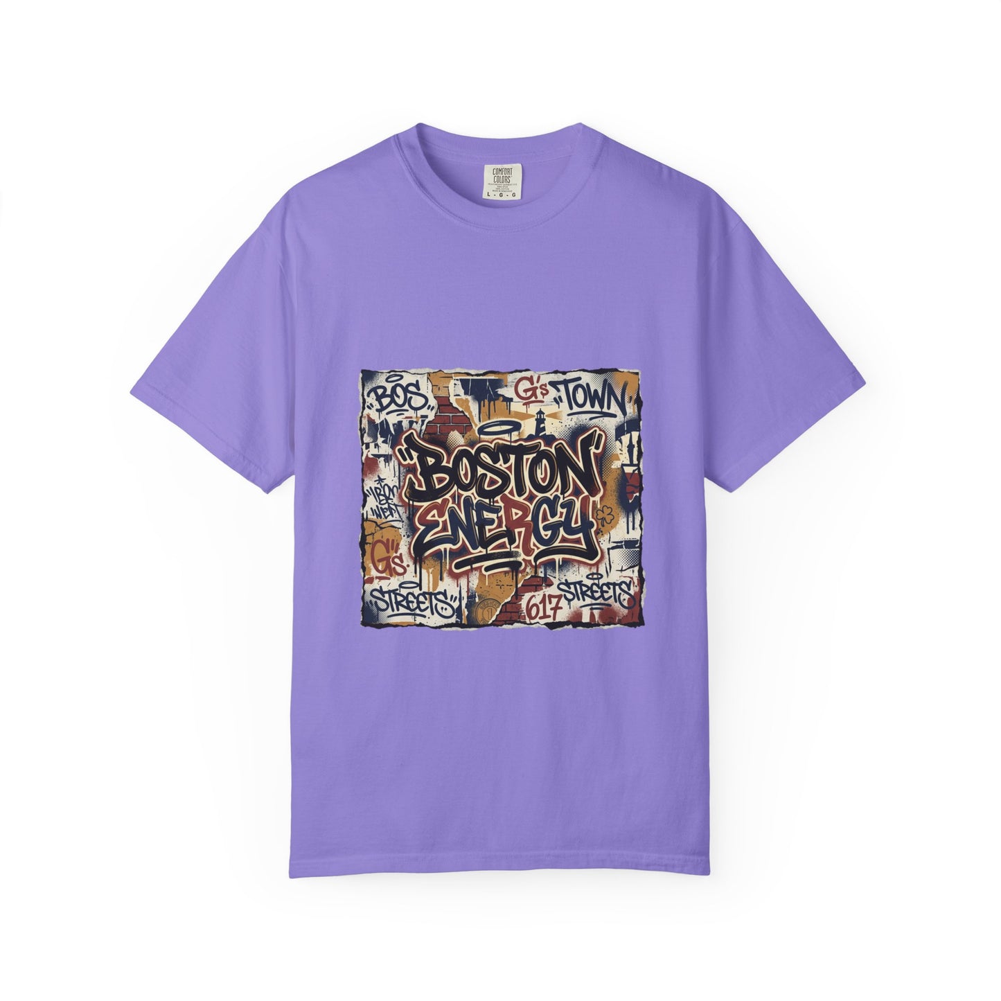 Boston Graffiti Tee — Urban Street Art T‑Shirt