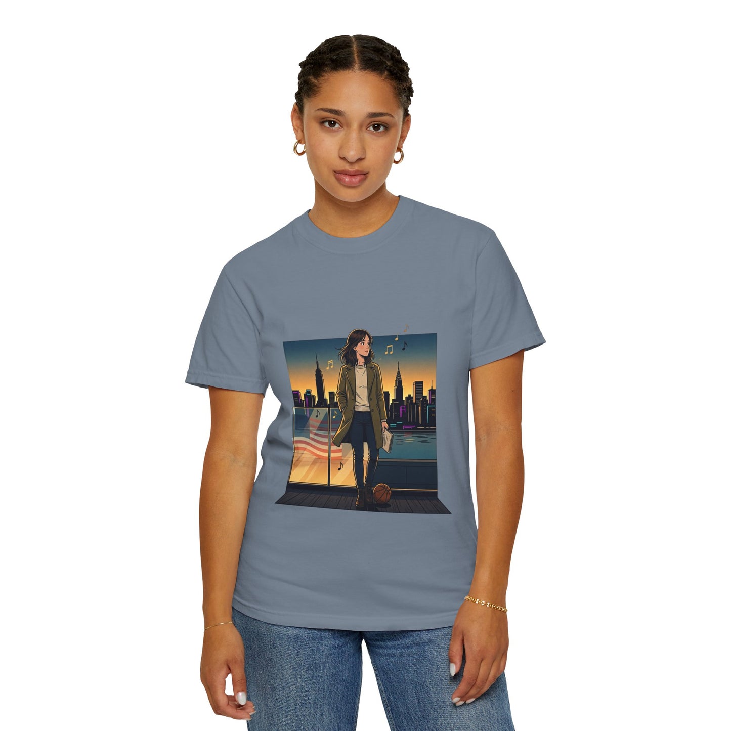 GLOBAL ENERGY: HER CITY, HER STORY— City Sunset Graphic T-Shirt