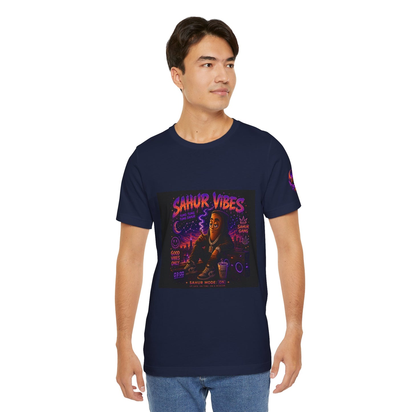 Tung Tung Tung Sahur SOLO Night Smoke DOLO Tee — Urban Chill Cartoon Design