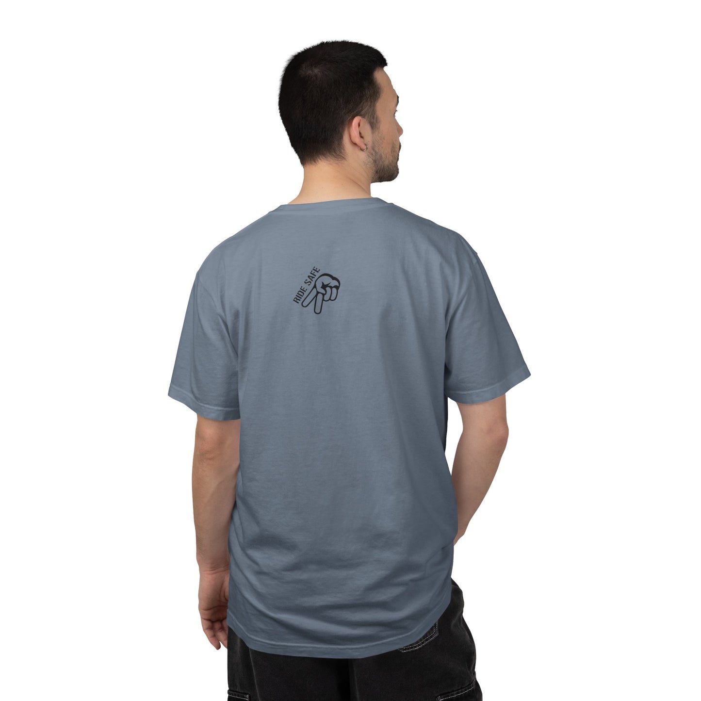 Motorcycle Sunset T-Shirt — Two Bikes Riding Into the Horizon