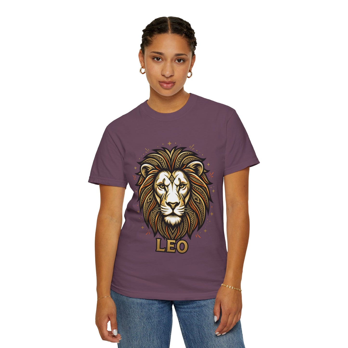 Leo Zodiac Lion T-Shirt — Bold Astrology Graphic Tee