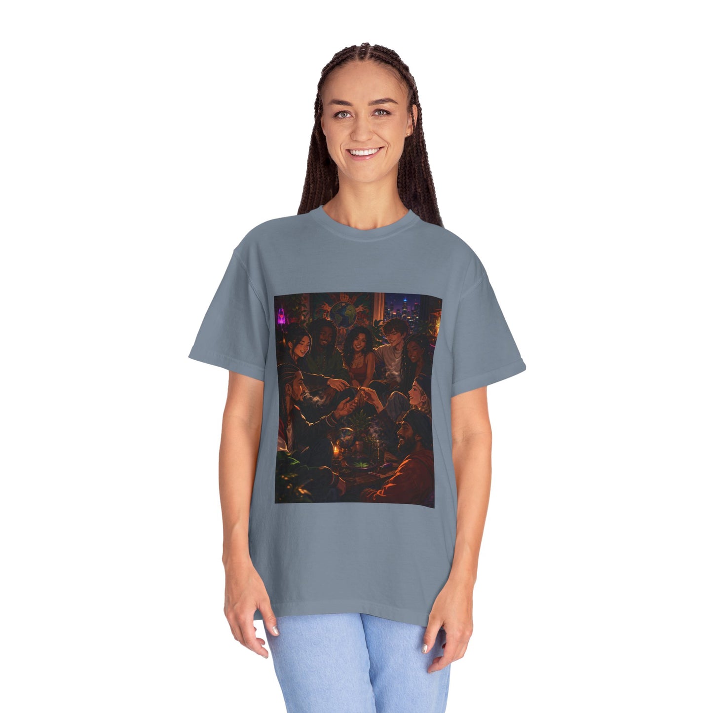 OUR MEMORIES - Vintage Night Party Scene T-Shirt