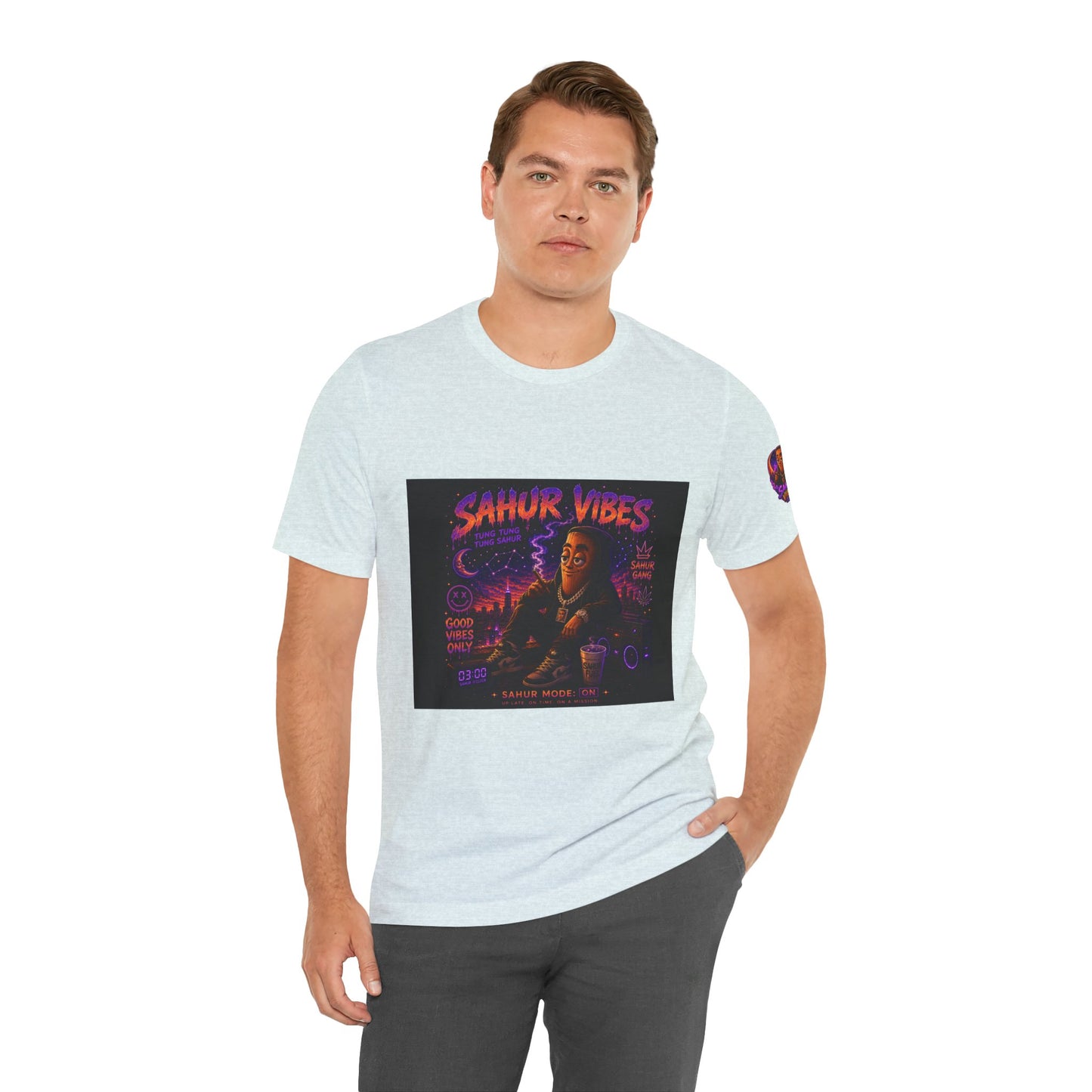 Tung Tung Tung Sahur SOLO Night Smoke DOLO Tee — Urban Chill Cartoon Design