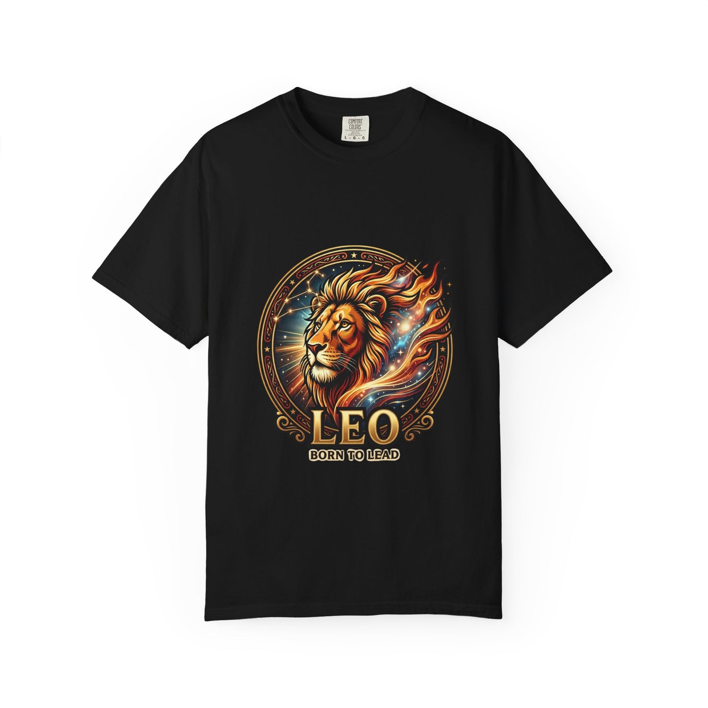 Leo 'Born to Lead' T-Shirt — Bold Zodiac Lion Graphic Tee