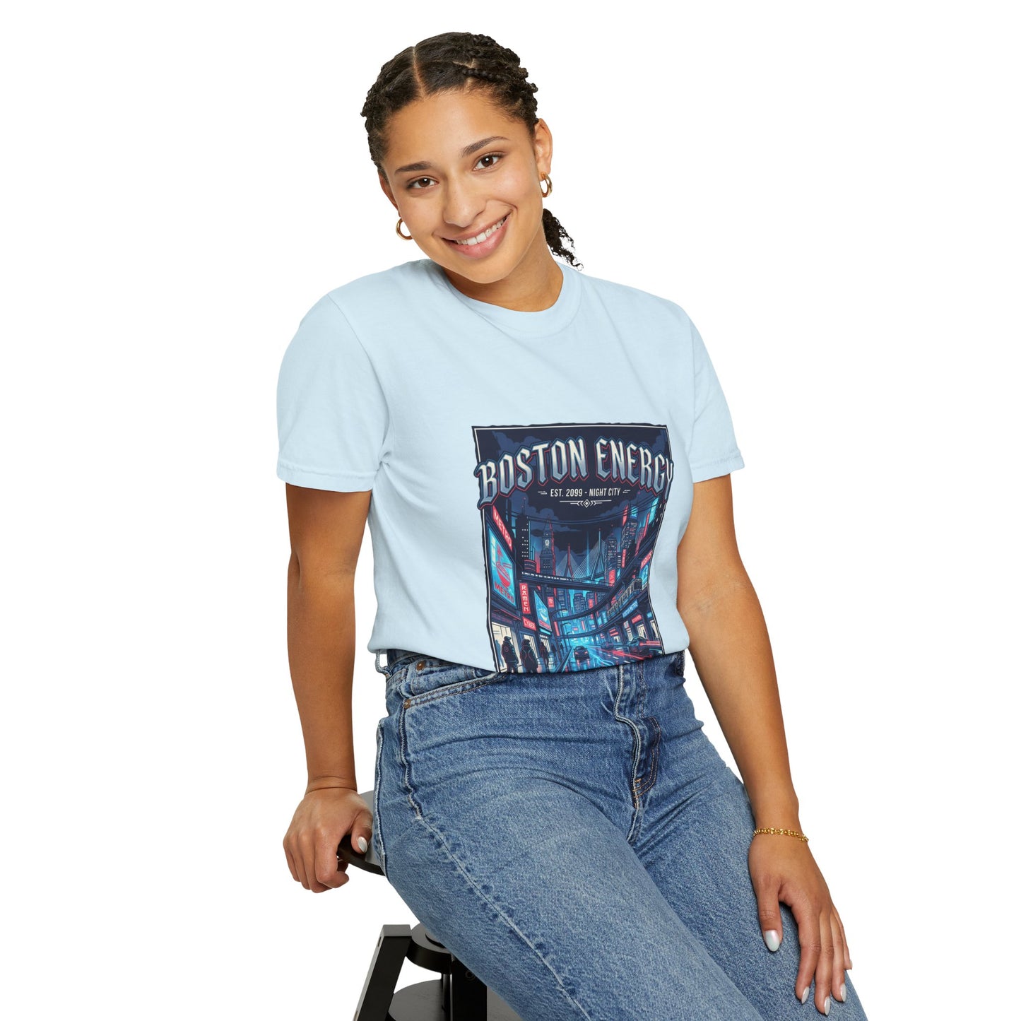 Boston Energy Graphic T-Shirt — Neon City Streetwear