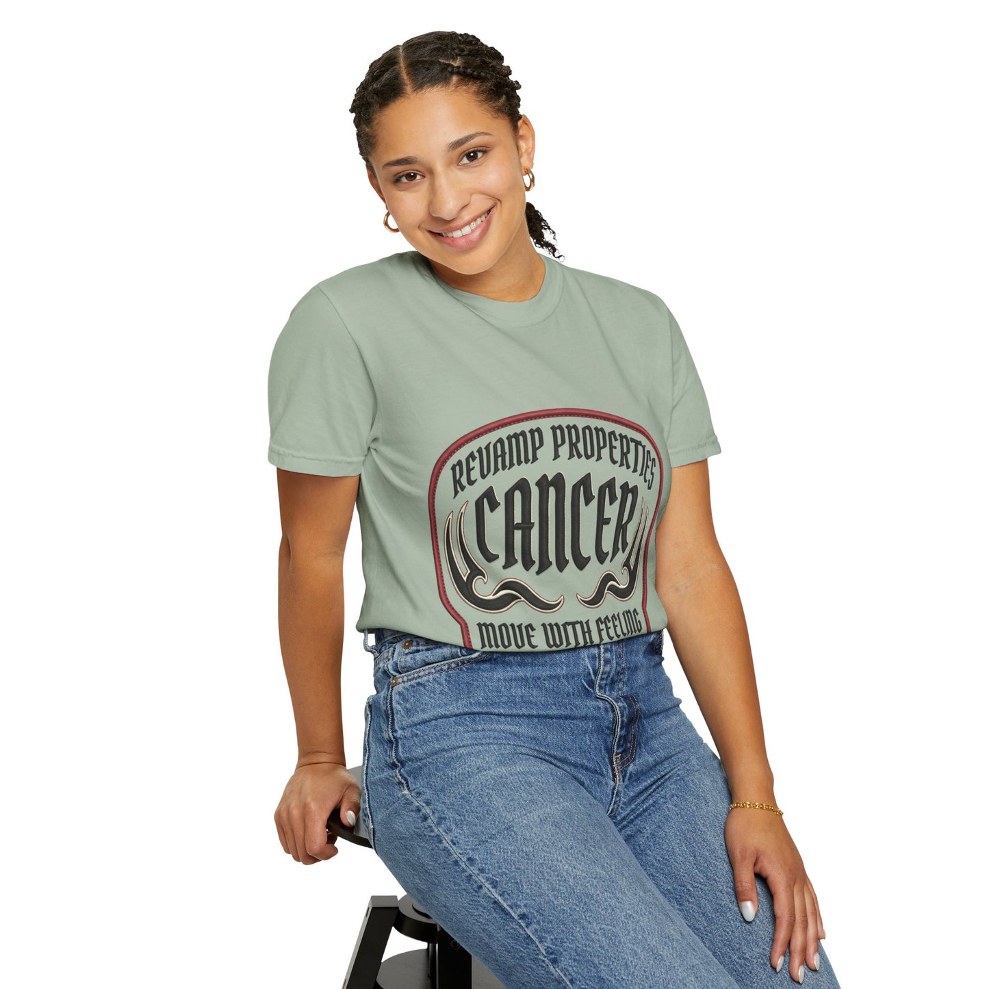 Cancer Zodiac T-Shirt — 'Move With Feeling' Astrology Tee