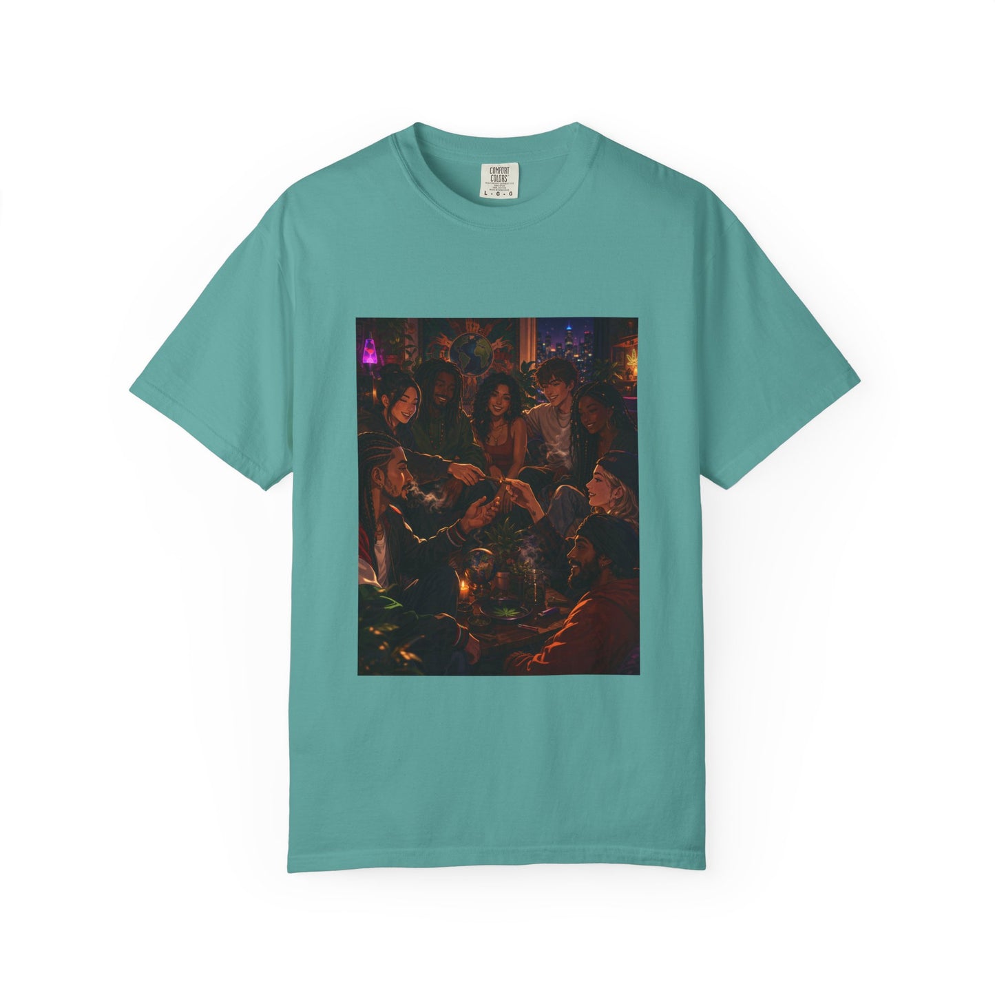 OUR MEMORIES - Vintage Night Party Scene T-Shirt