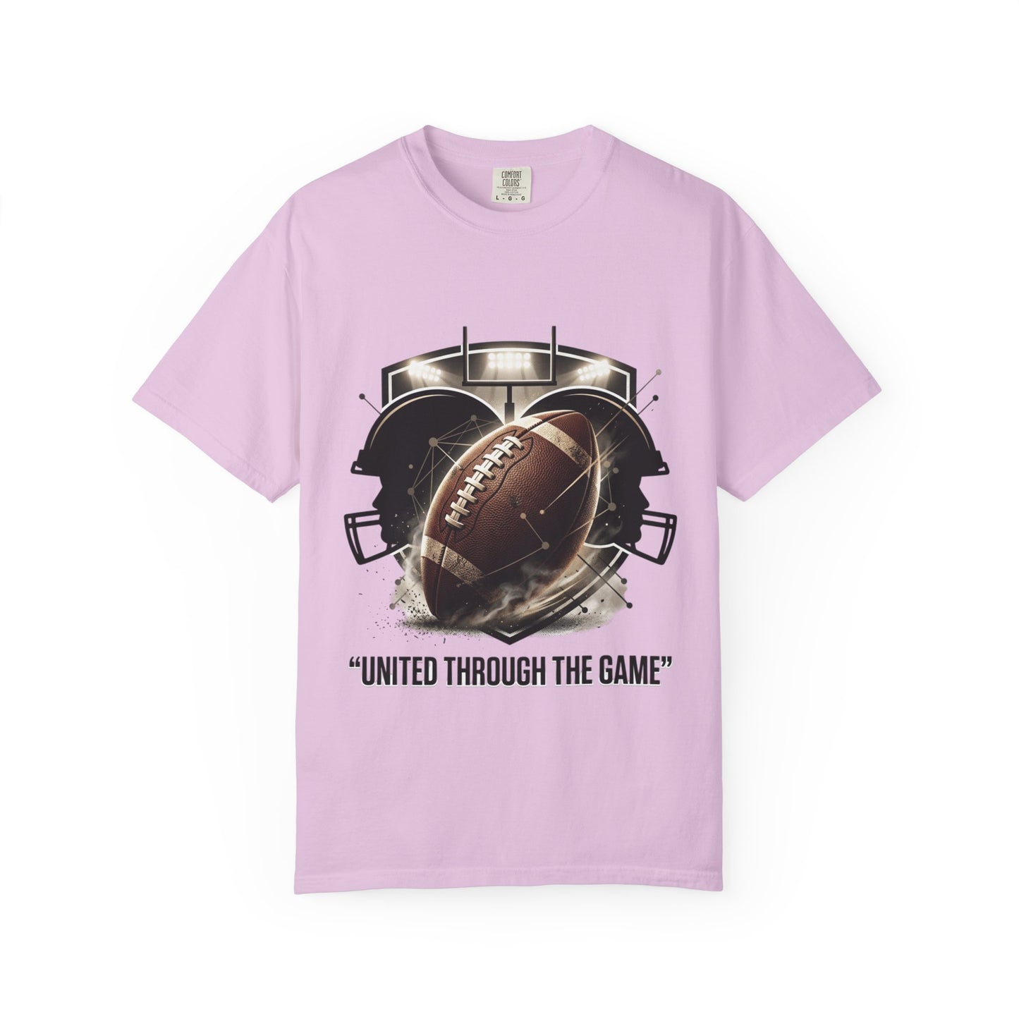 Football T-Shirt — "United Through the Game" Team Spirit Tee