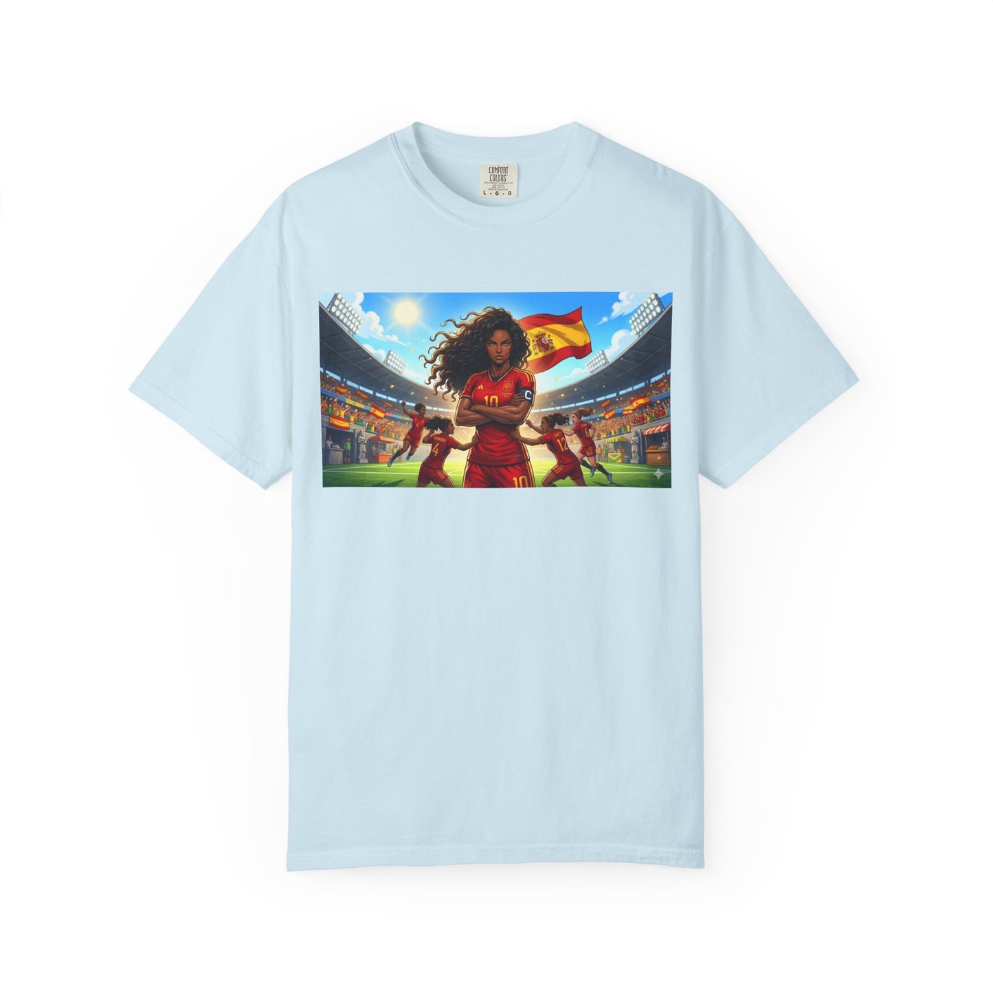 Spain – Female Soccer Champion - Stadium Graphic T-Shirt