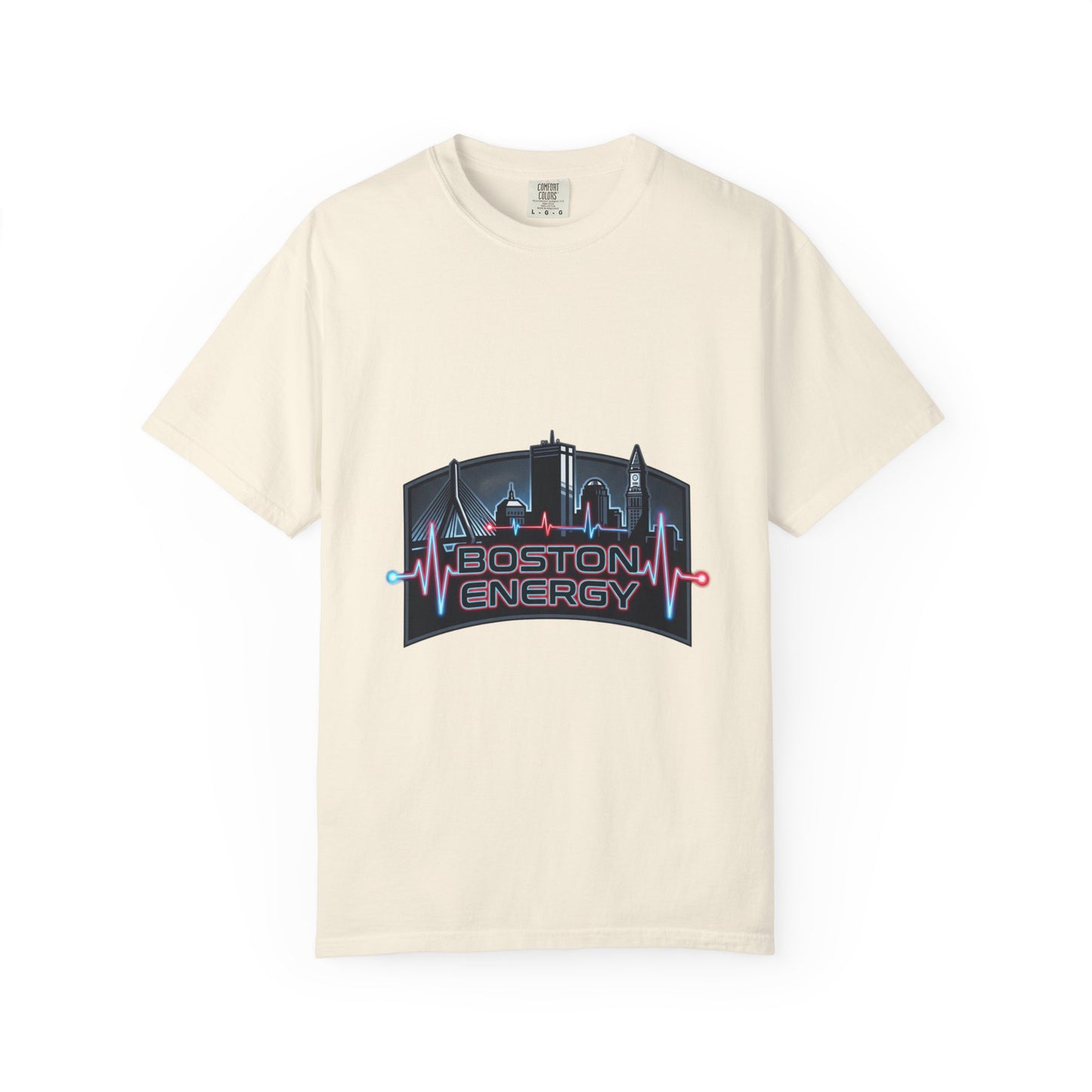 Boston Energy T-Shirt — City Skyline Neon Tee