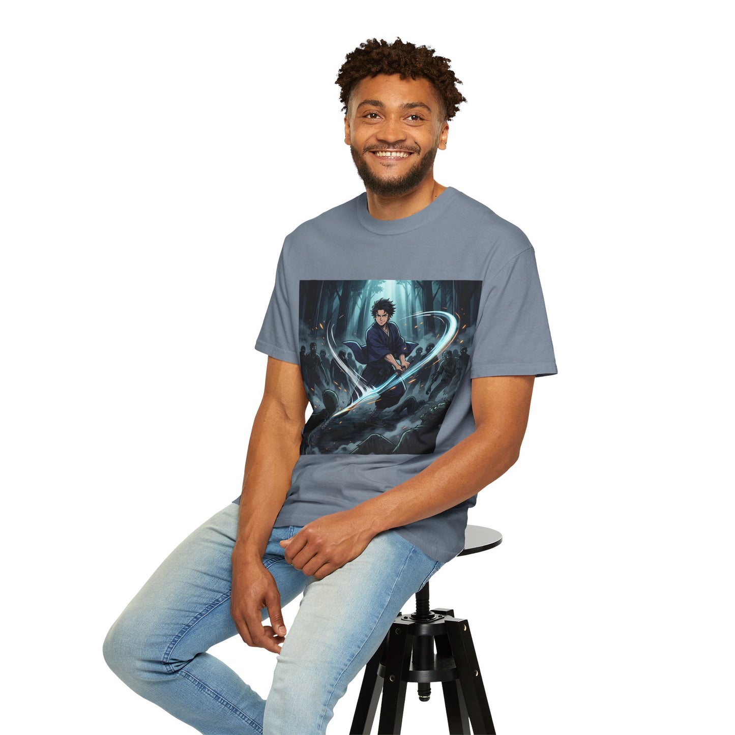 Mage Battlemage T‑Shirt — Fantasy Wizard Magic Sword Illustration Tee
