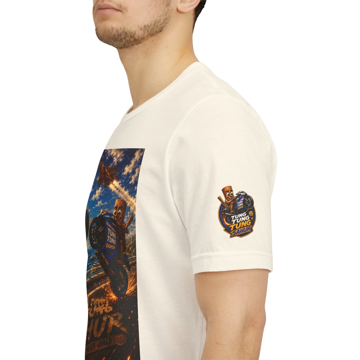 Motorcycle Stunt Tee — Sahara Riders Graphic T-Shirt