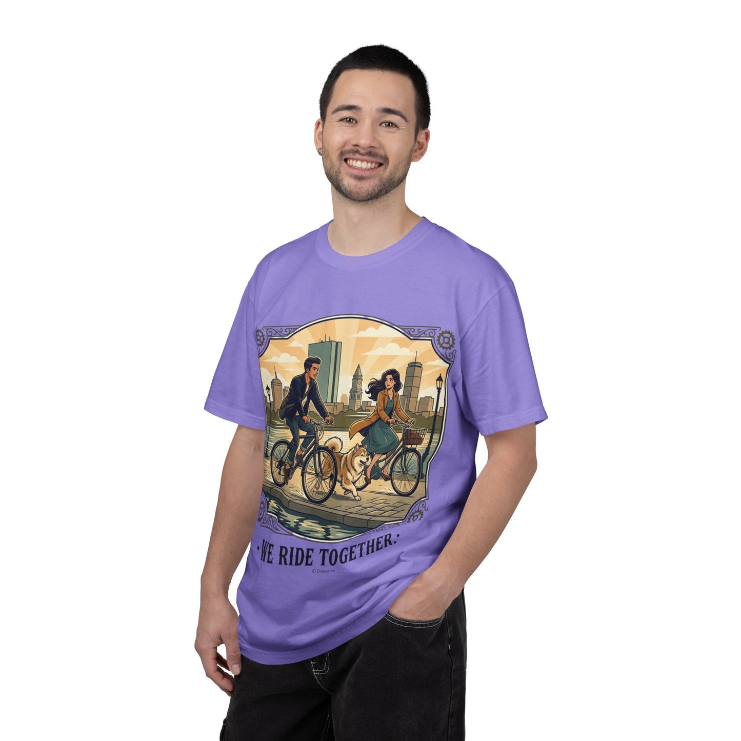 We Ride Together Bicycle Couple T-Shirt