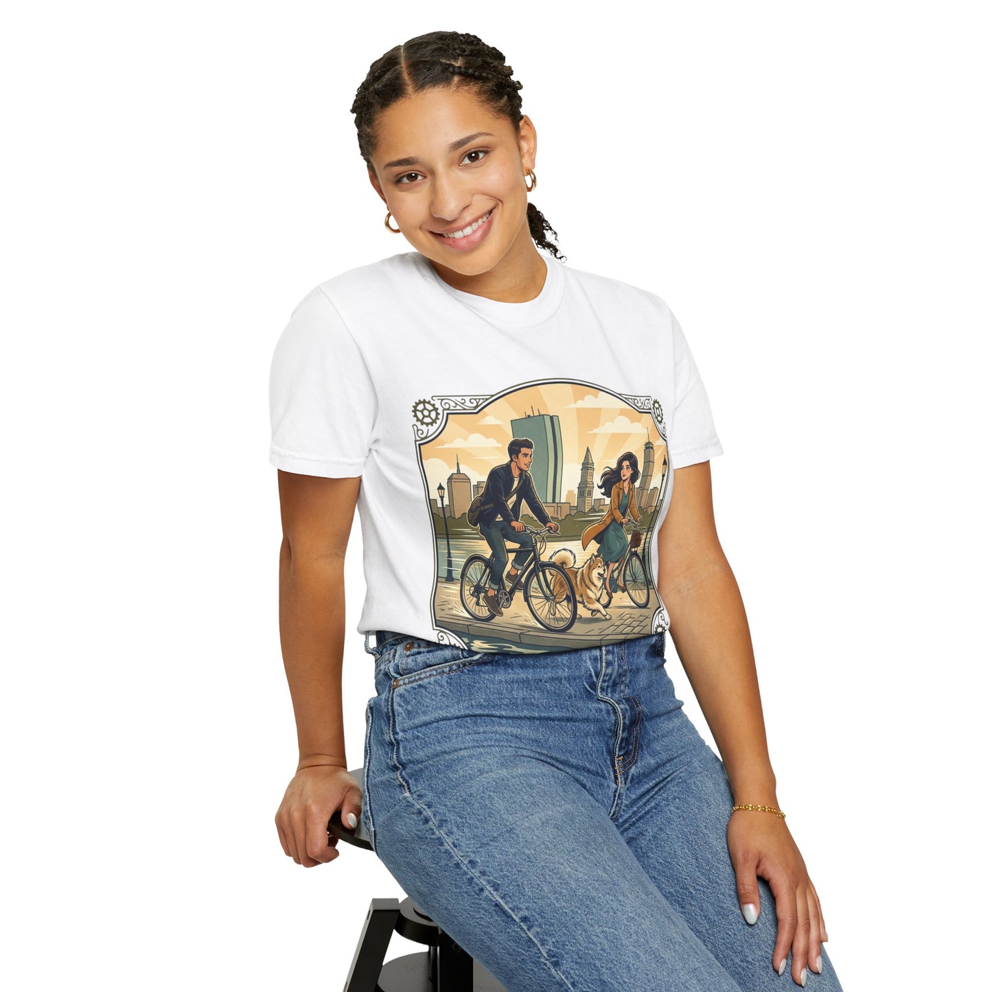 We Ride Together Bicycle Couple T-Shirt