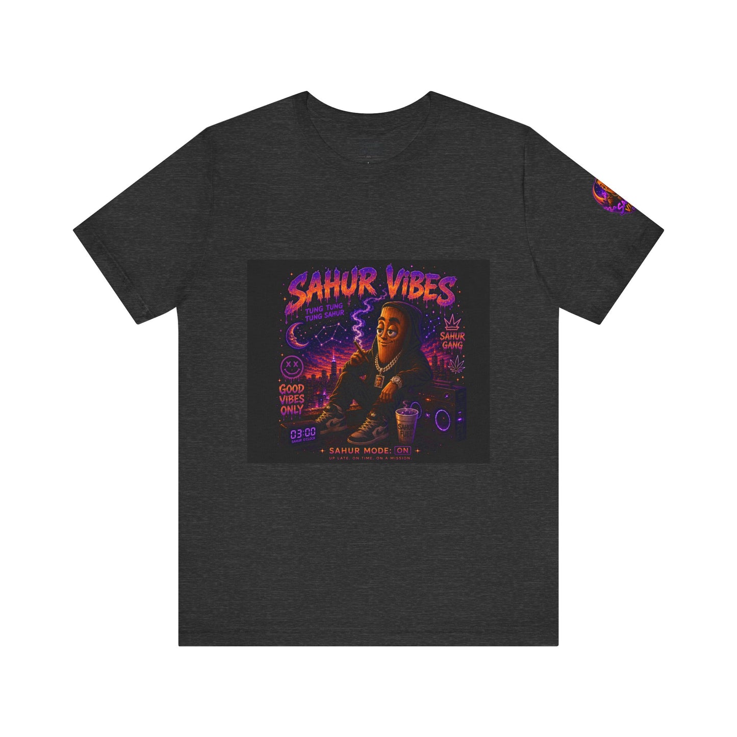 Tung Tung Tung Sahur SOLO Night Smoke DOLO Tee — Urban Chill Cartoon Design