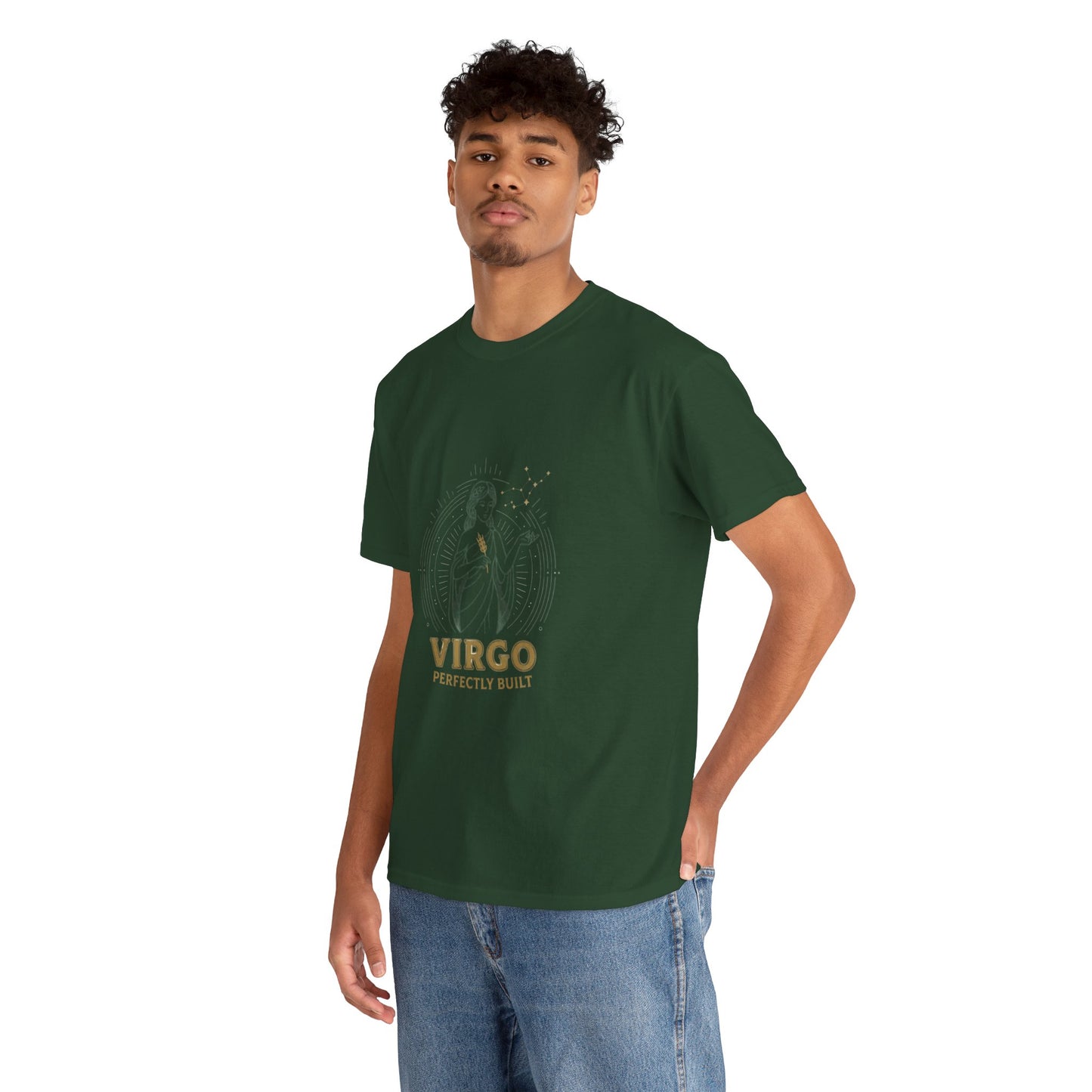 Virgo 'Perfectly Built' Zodiac T-Shirt — Astrology Graphic Tee