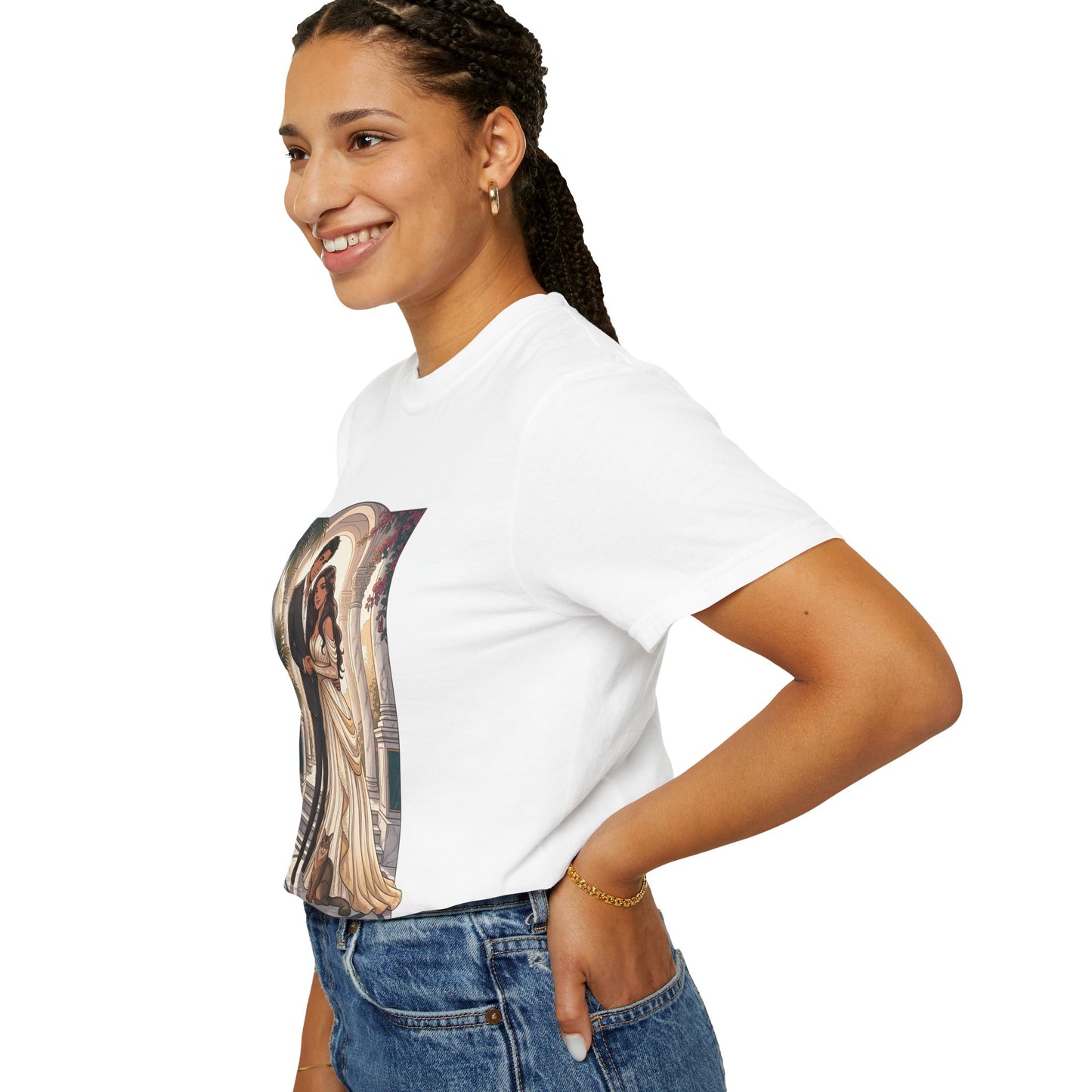 Romantic Vintage Wedding Portrait T-Shirt — "In Every Lifetime, I'd Find You"