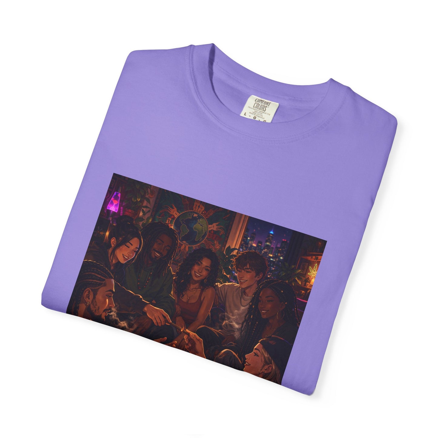 OUR MEMORIES - Vintage Night Party Scene T-Shirt