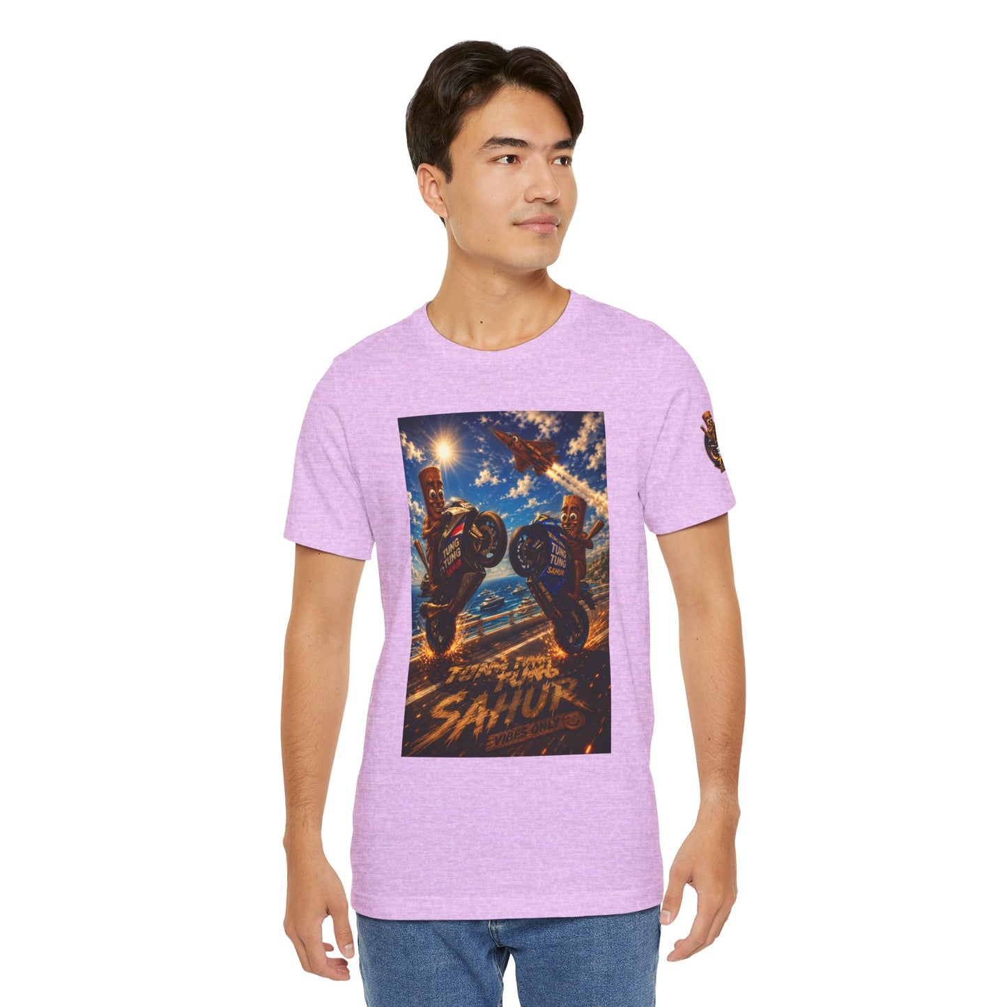 Motorcycle Stunt Tee — Sahara Riders Graphic T-Shirt