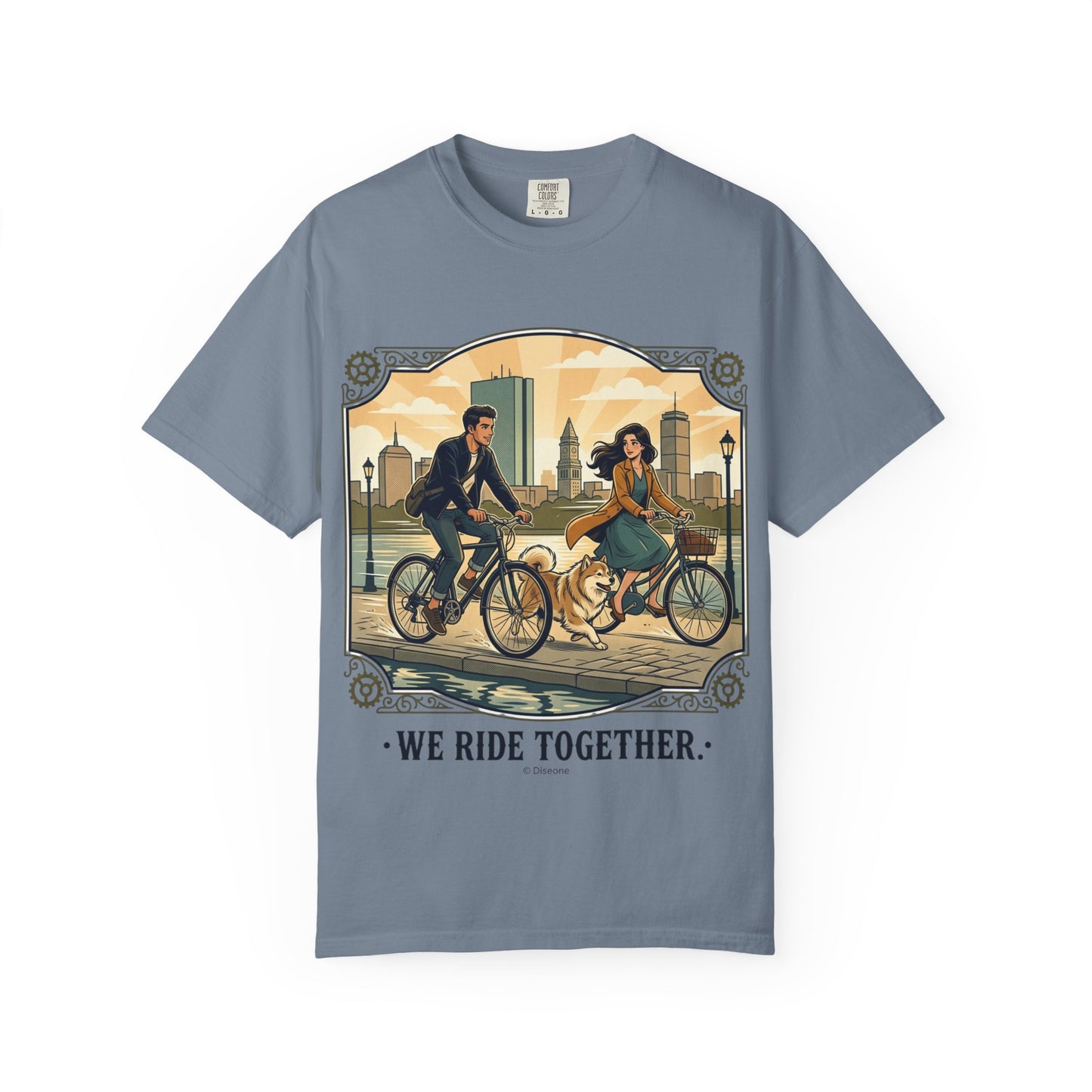 We Ride Together Bicycle Couple T-Shirt