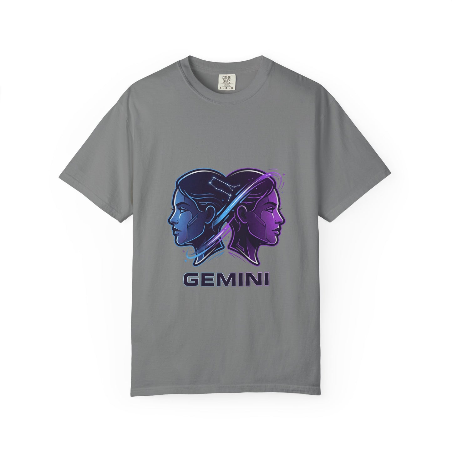 Gemini Zodiac T‑Shirt — Dual Faces Astrology Tee