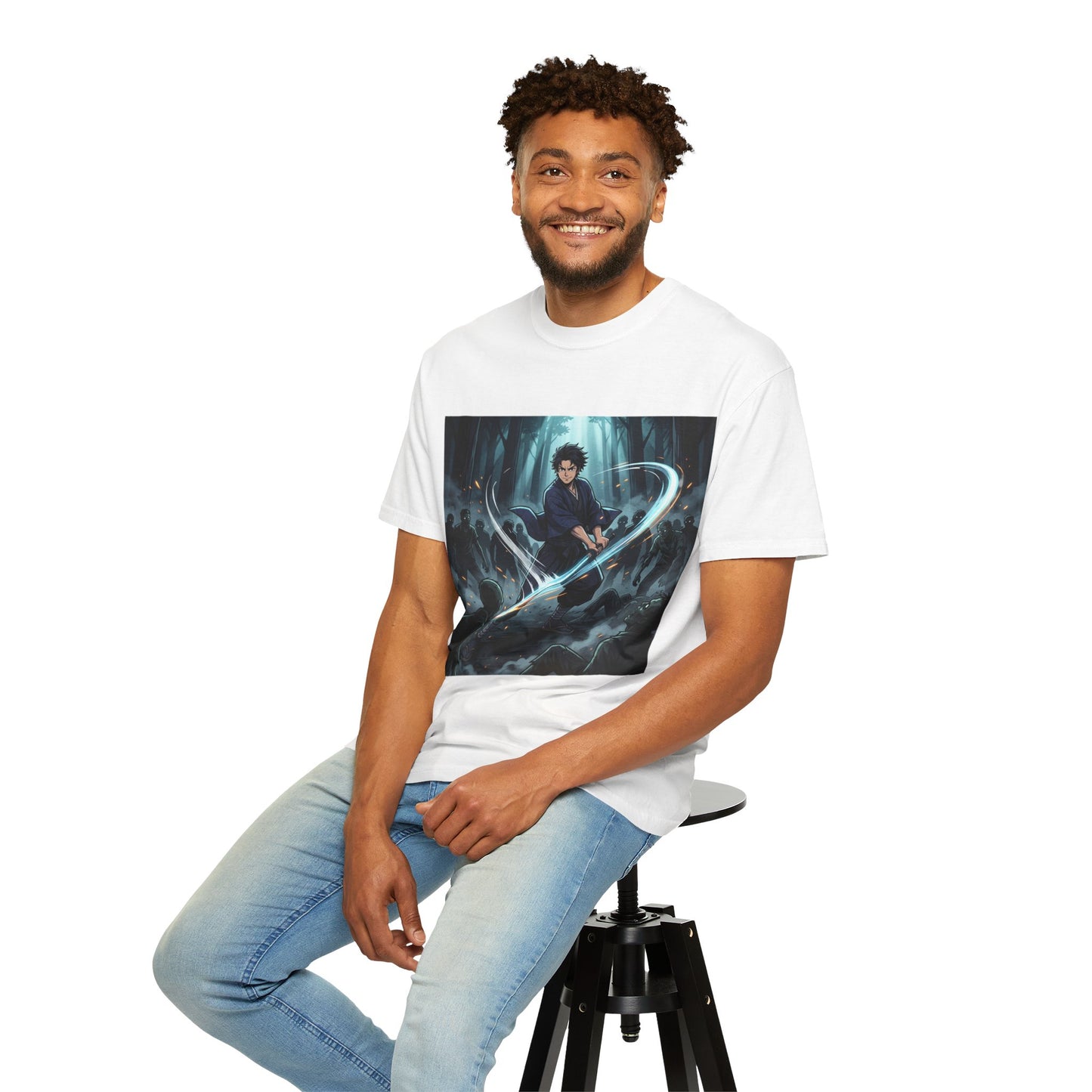 Mage Battlemage T‑Shirt — Fantasy Wizard Magic Sword Illustration Tee