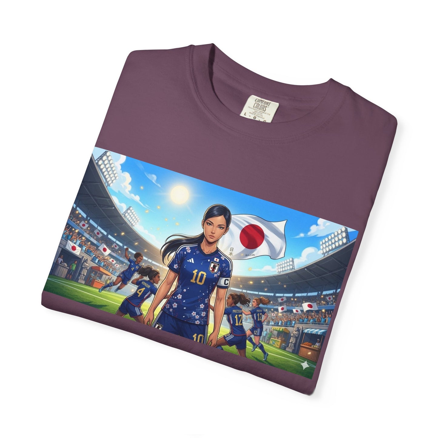 Soccer Player Japan T-Shirt — Japan Flag Soccer Fan Tee