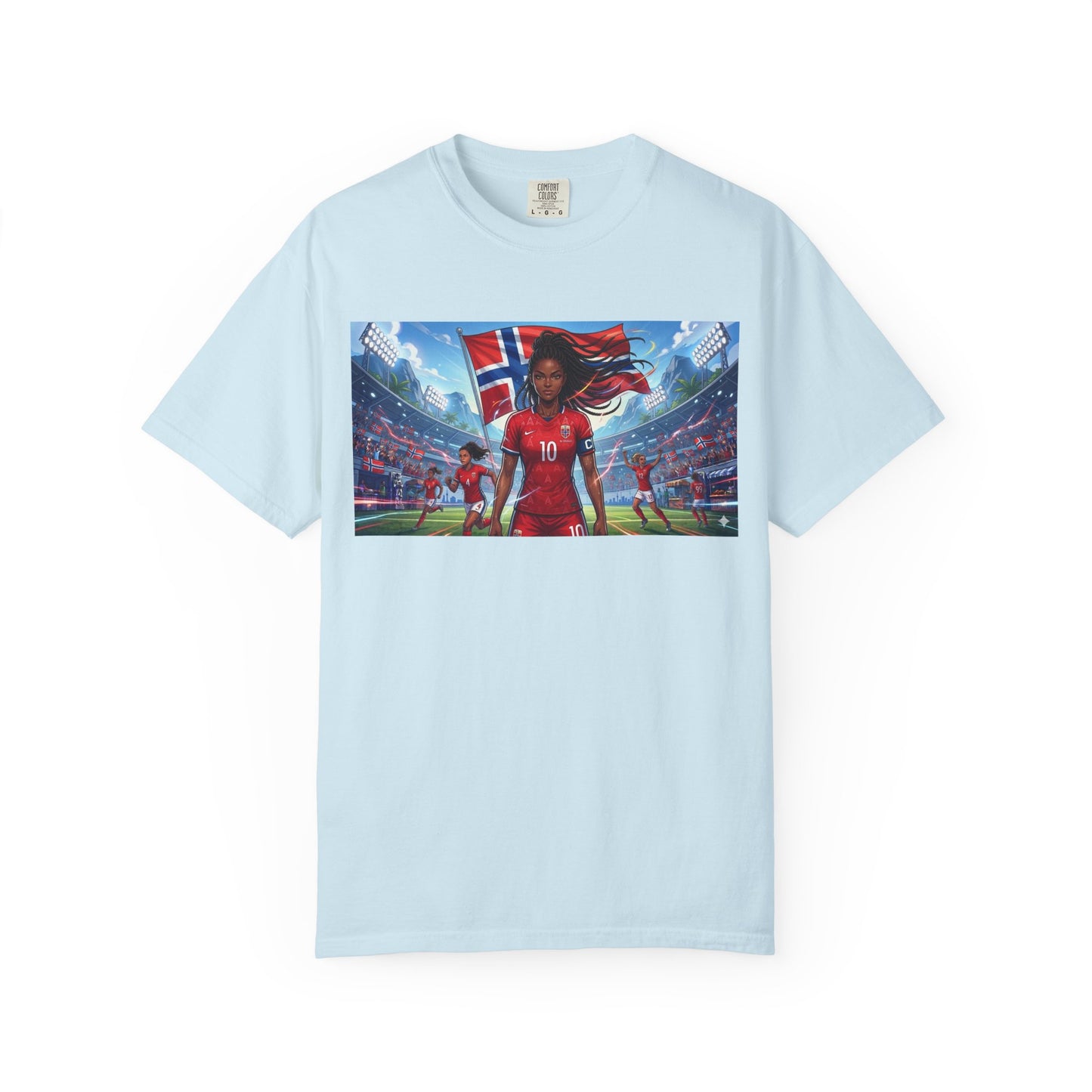 COMMANDER Norway – Female Unisex Garment-Dyed T-shirt