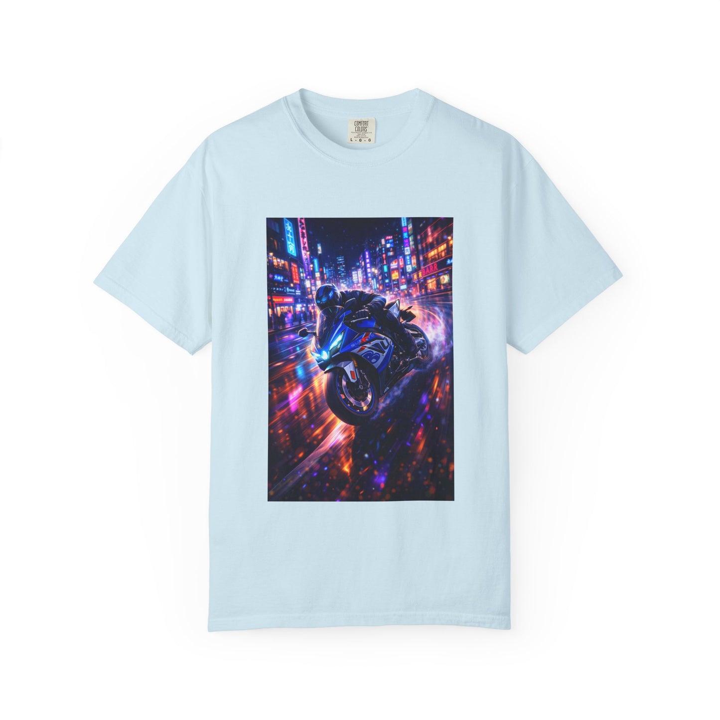 Suzuki GSX-R1000-NEON NIGHT RUN -  T-Shirt — Neon Night Rider Graphic Tee