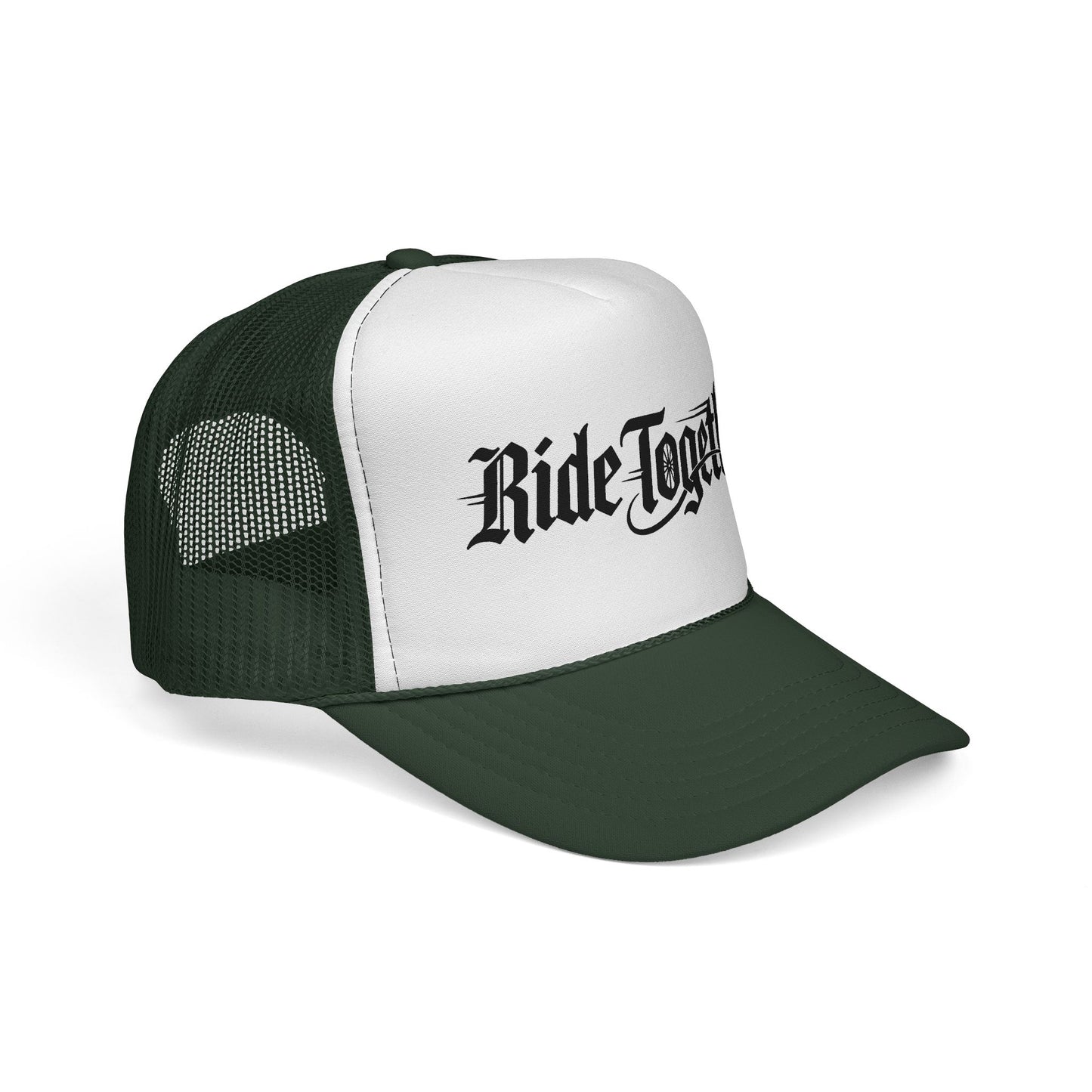 Ride Together Trucker Hat — Retro Motorcycle Biker Cap