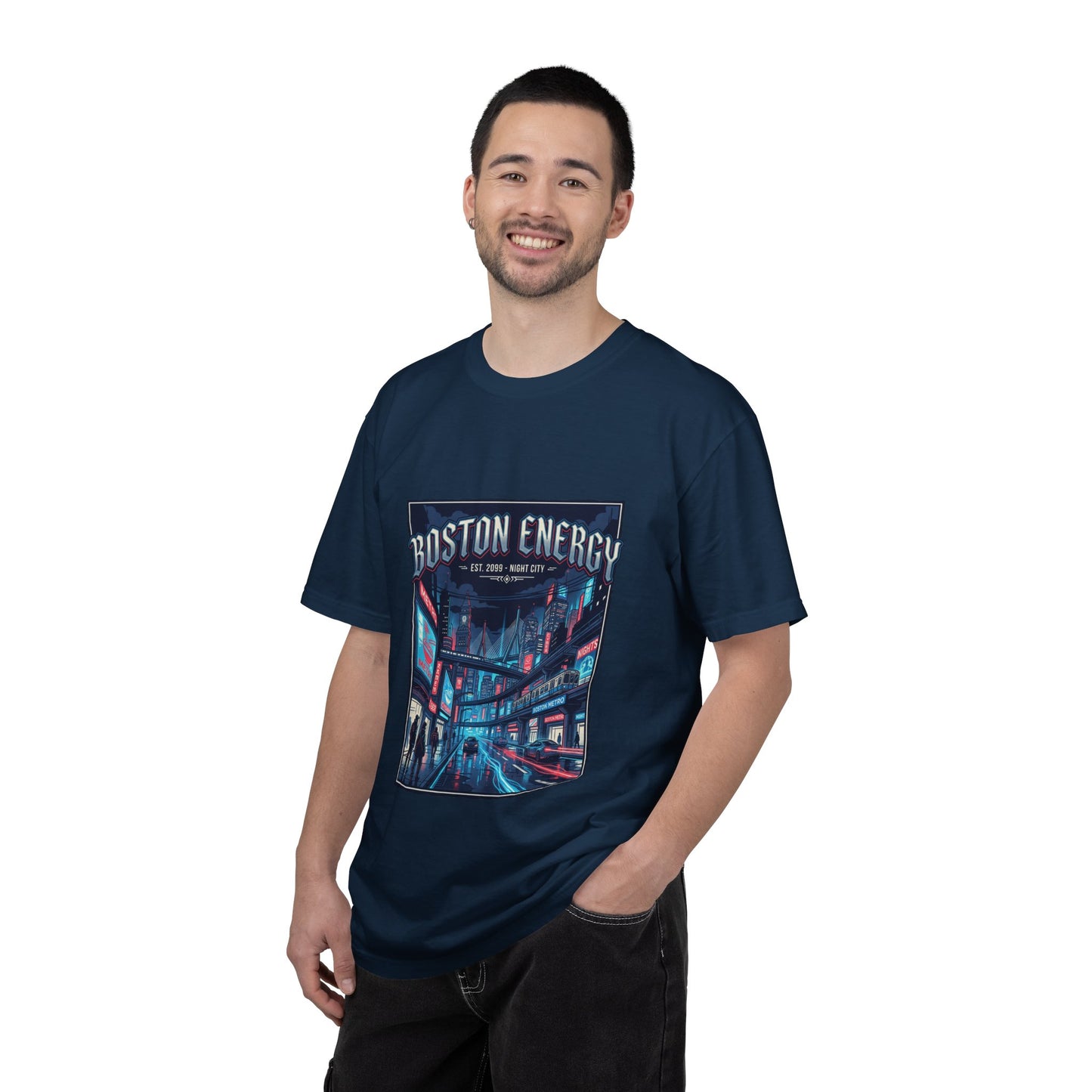 Boston Energy Graphic T-Shirt — Neon City Streetwear