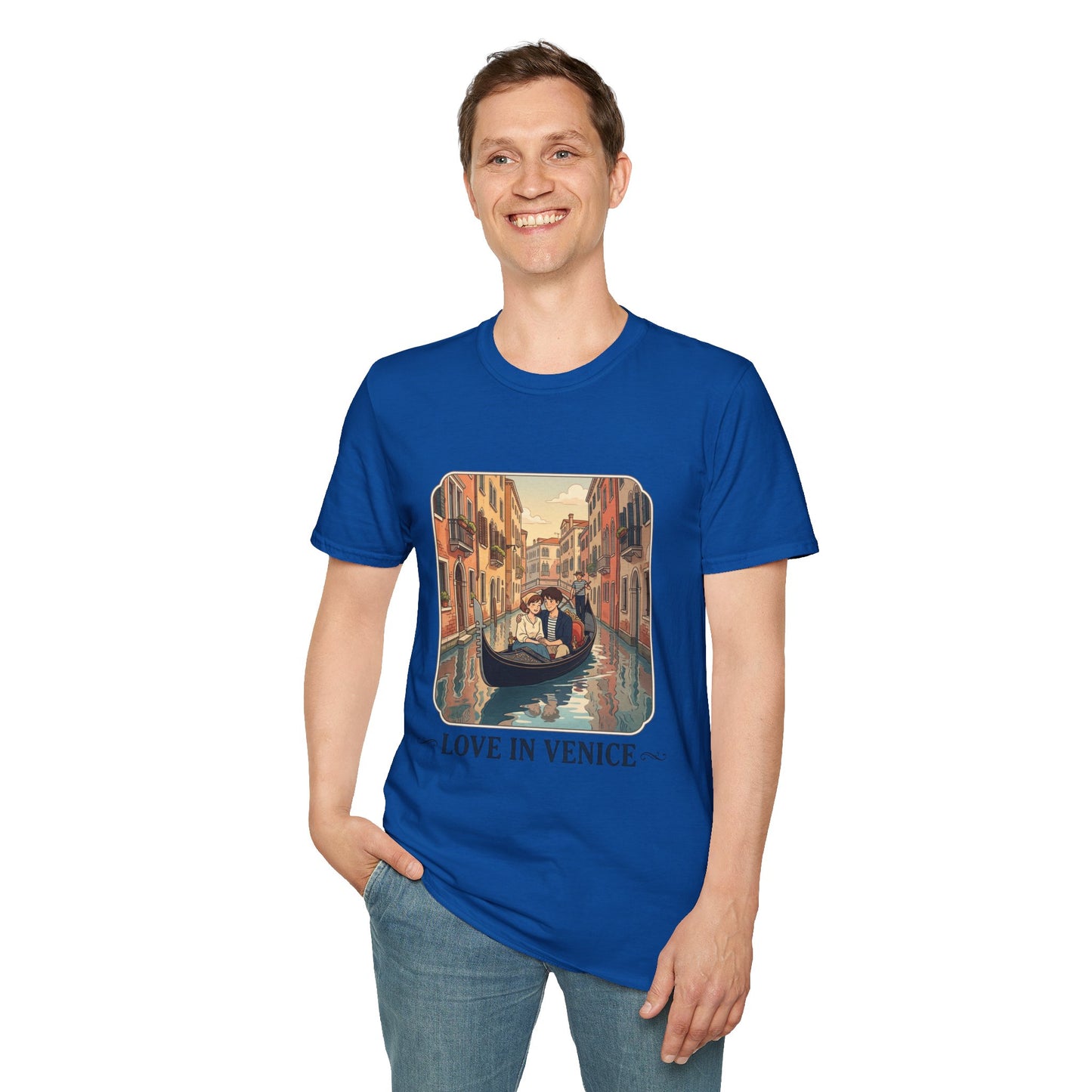 T-Shirt — Love in Venice Gondola Romantic Travel Tee