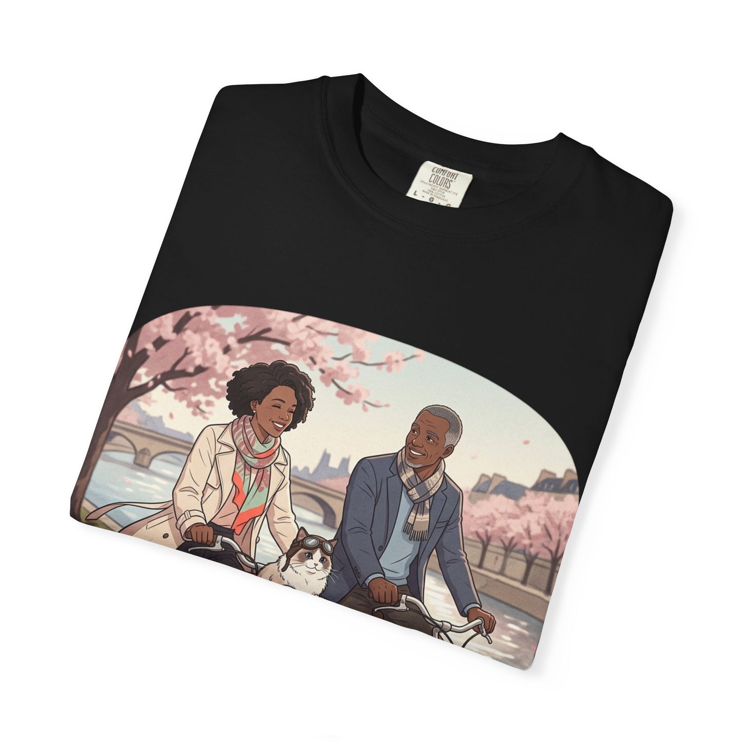 Couples Cherry Blossom Bike Ride T-Shirt