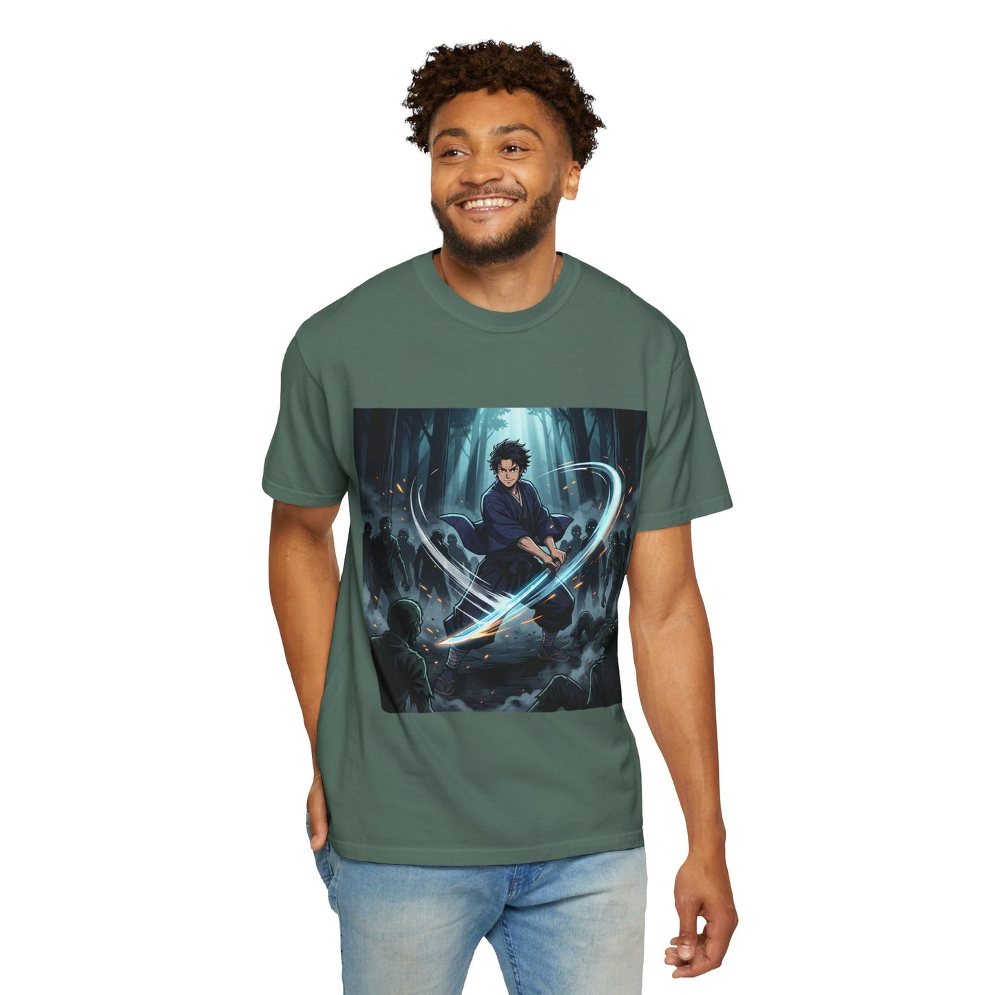 Mage Battlemage T‑Shirt — Fantasy Wizard Magic Sword Illustration Tee