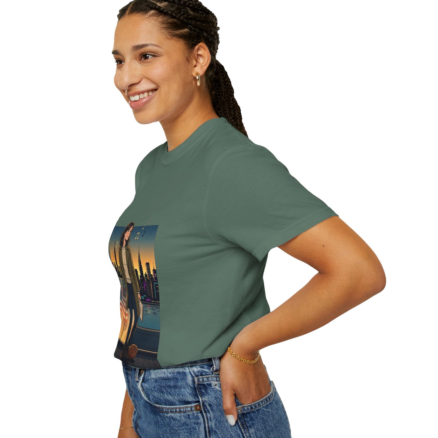 GLOBAL ENERGY: HER CITY, HER STORY— City Sunset Graphic T-Shirt