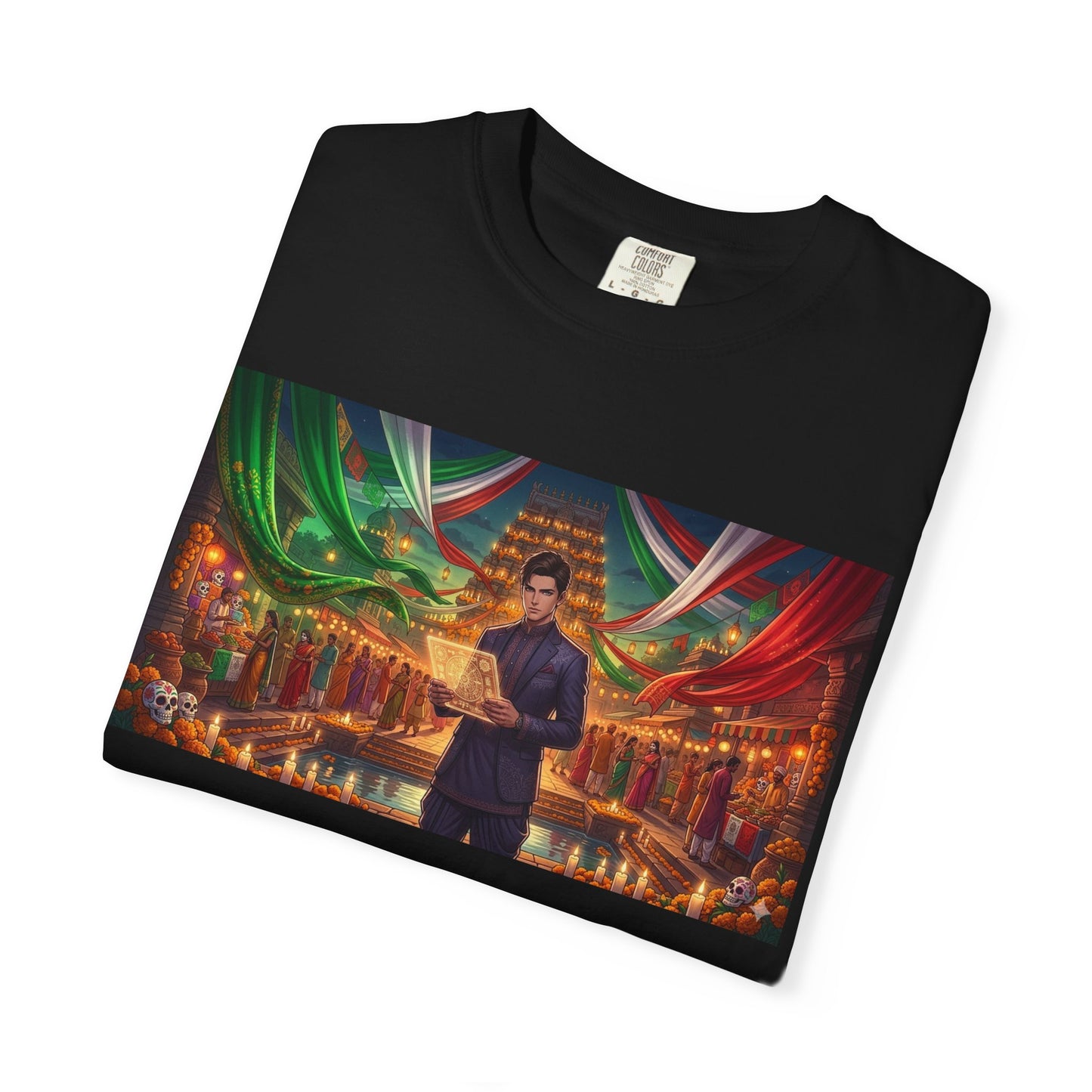 Mexican Festival Night T-Shirt — Cinematic Streets Graphic Tee